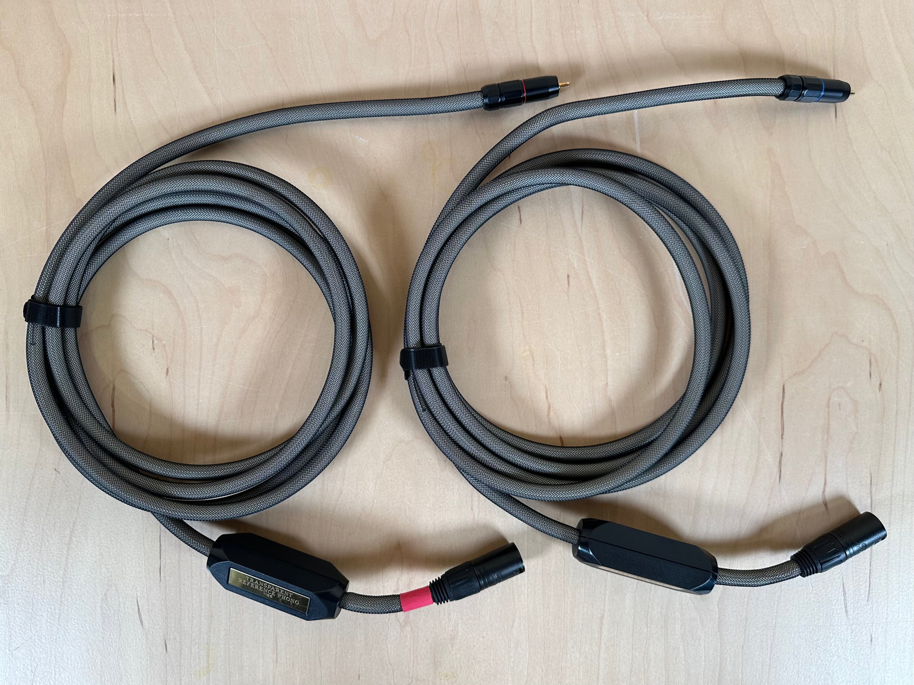 Transparent Audio Reference Phono 3 meter RCA to XLR pair