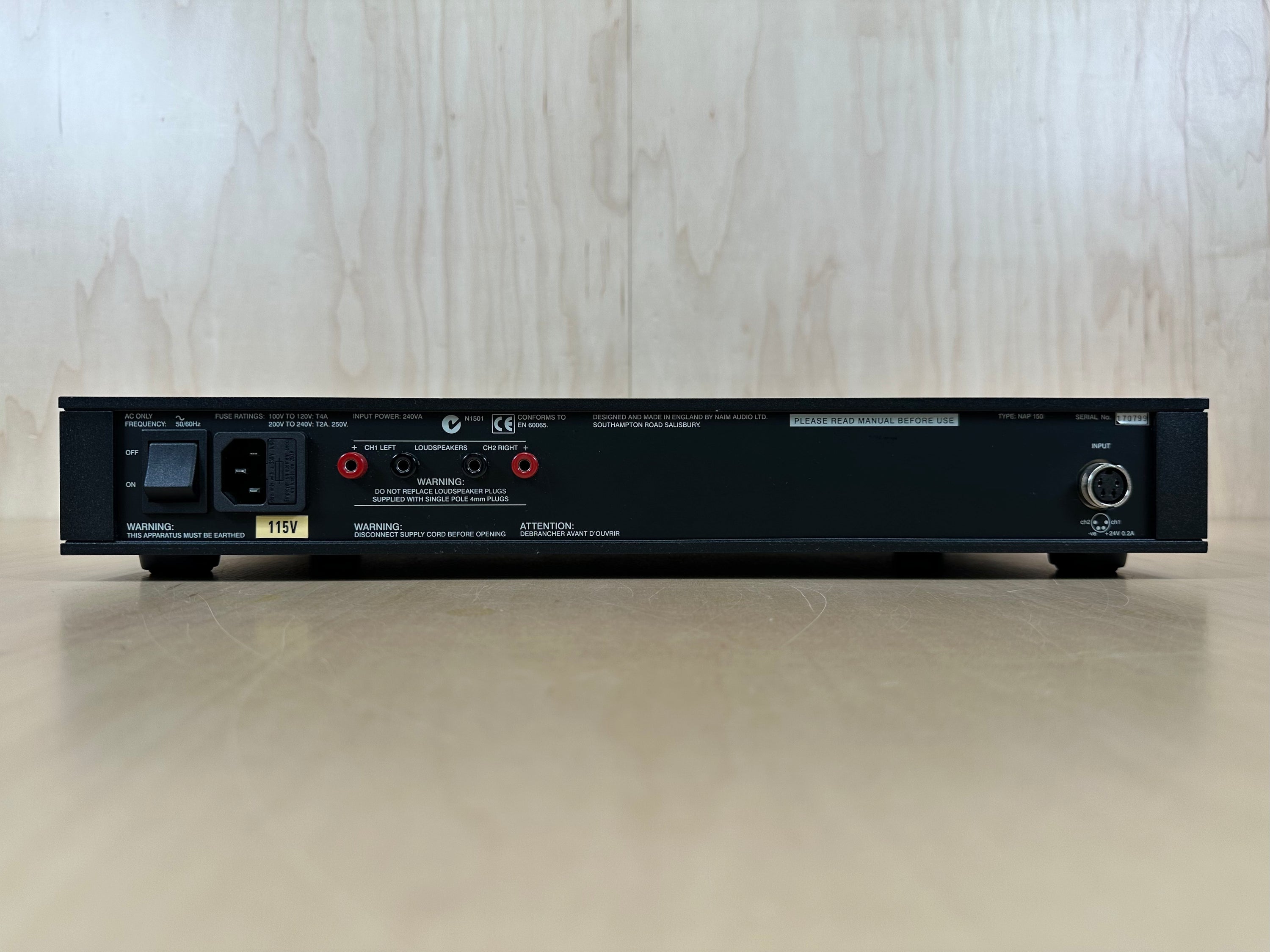 Naim NAP 150 Stereo Amplifier