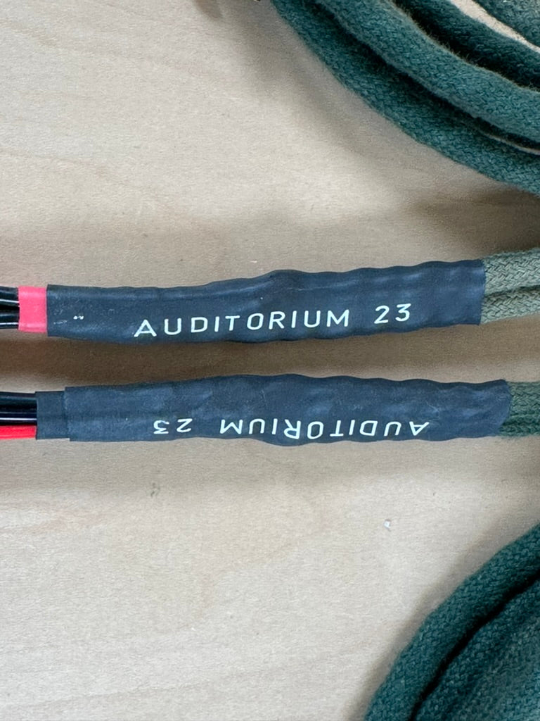 Auditorium 23 A23 Speaker Cables 2.5 Meters