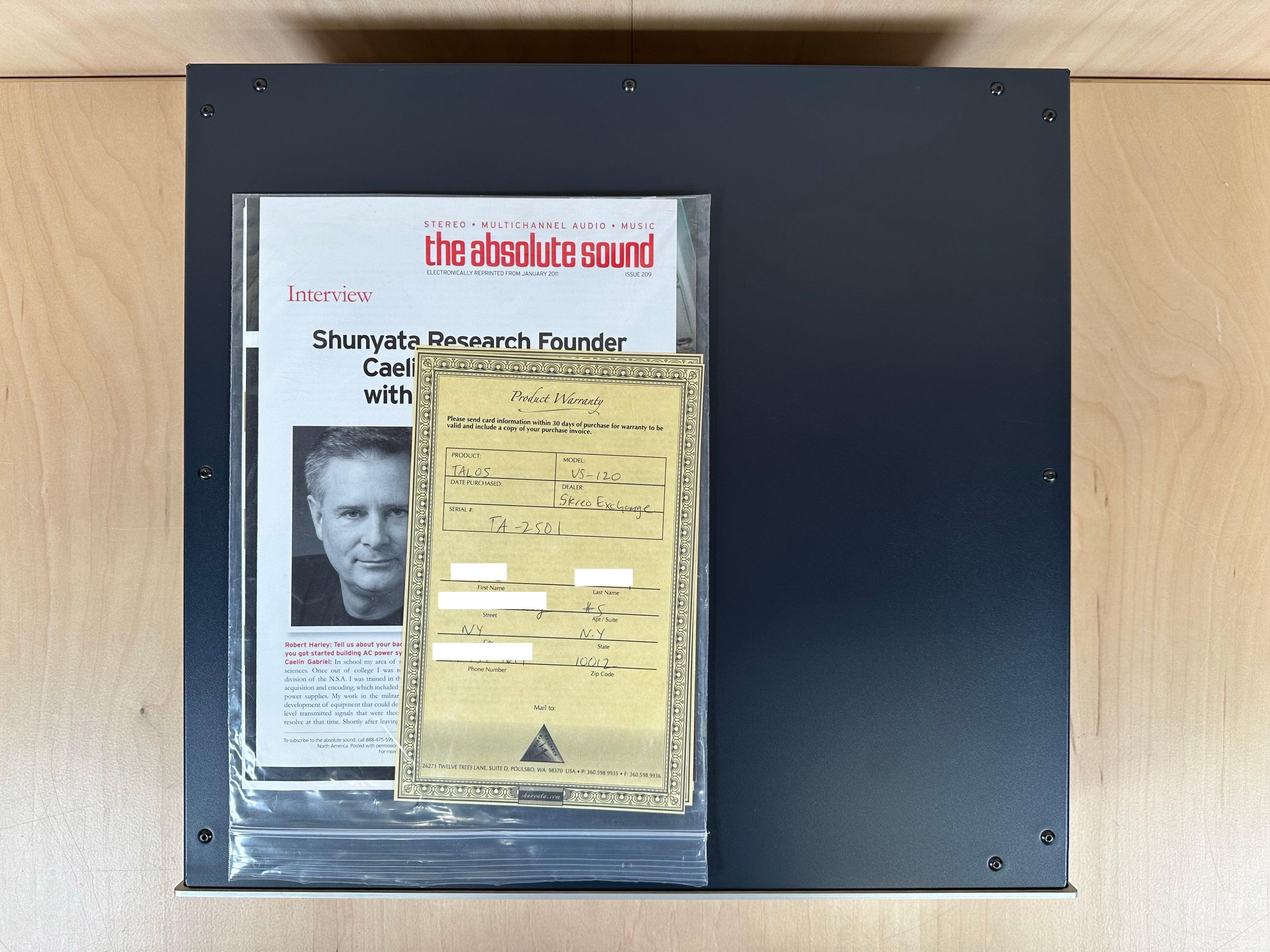 Shunyata Research Hydra Talos Power Conditioner