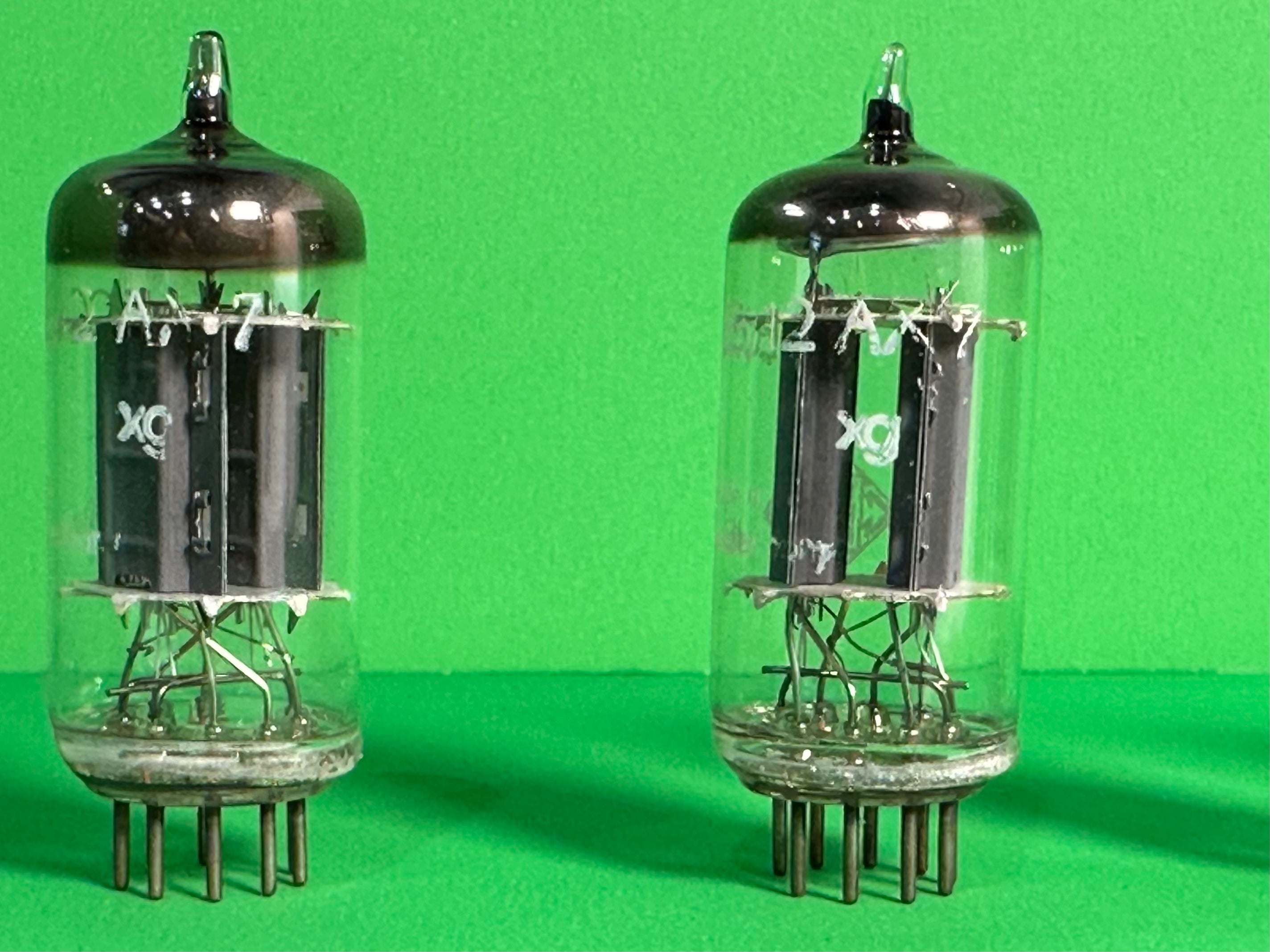 Telefunken ECC 83/12AX7 Tubes Ribbed Plate X 4 Made In West Germany