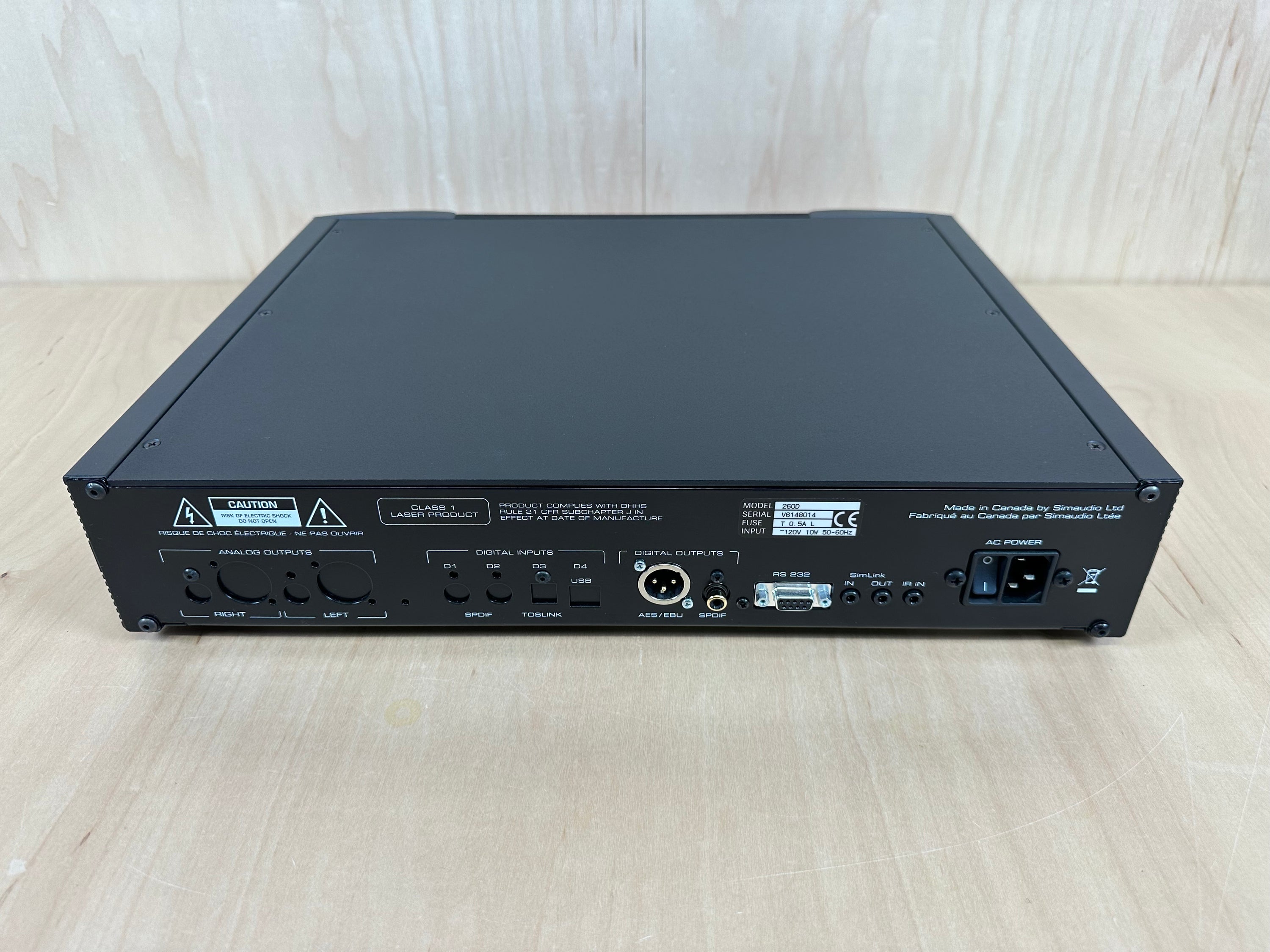 Simaudio Moon 260D CD Transport w/Remote and Original Box