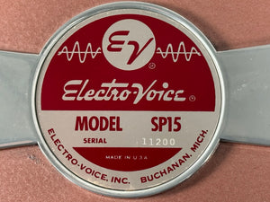 Electro Voice SP15 15" Coaxial Speaker w/Brilliance Control