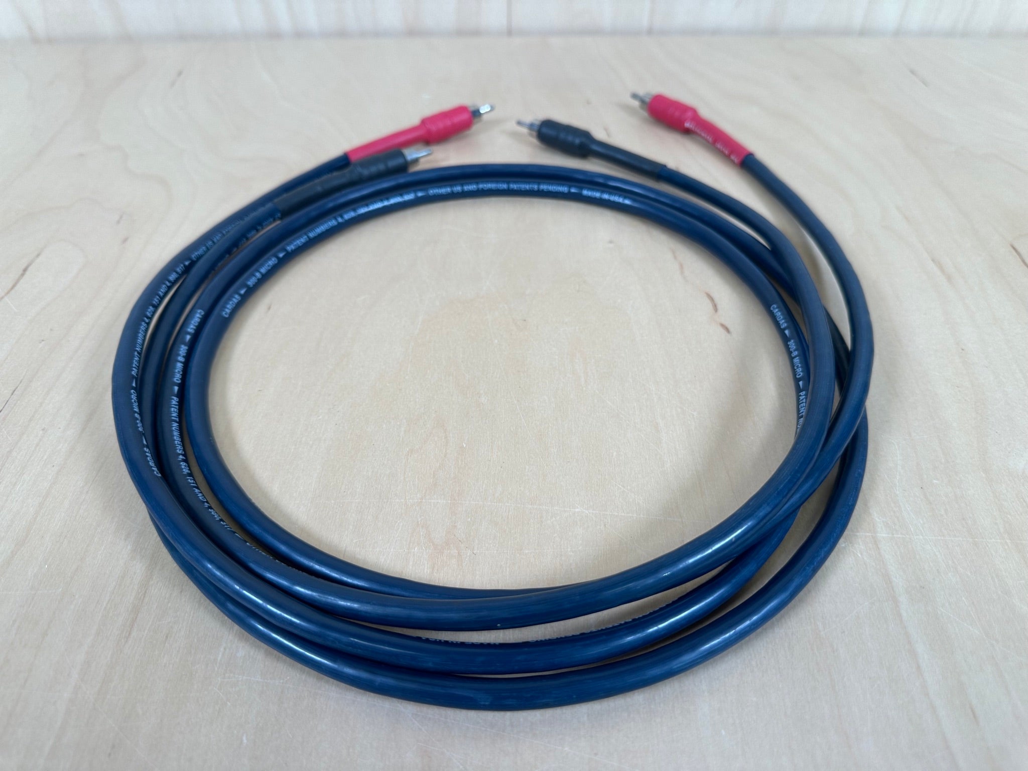 Cardas 300-B Micro 1.5 Meter Interconnects w/Silent RCA Terminators