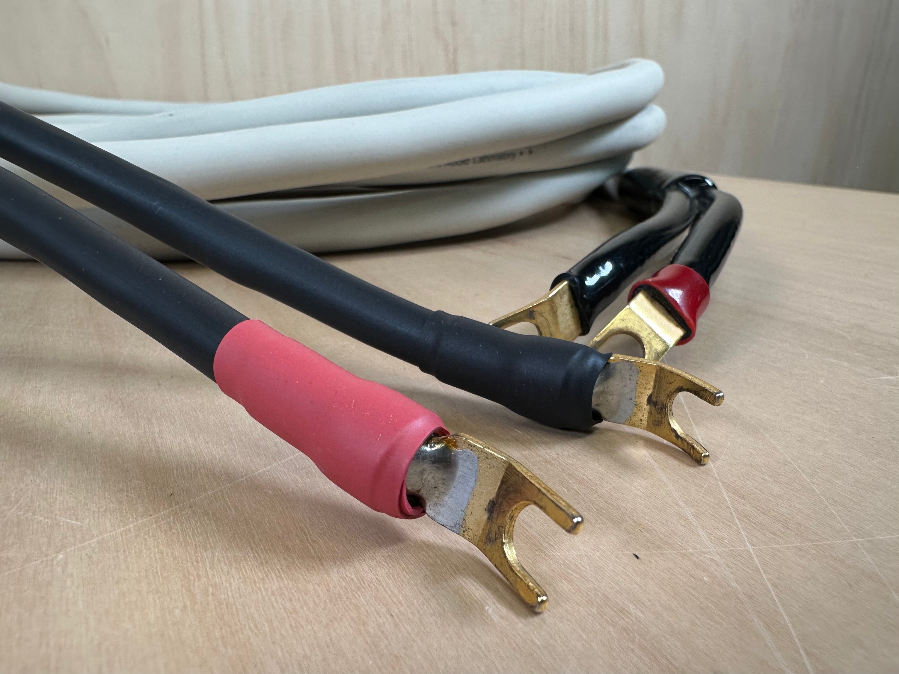 Transparent Audio Musicwave Plus 25' Speaker Cables w/Spade Connectors