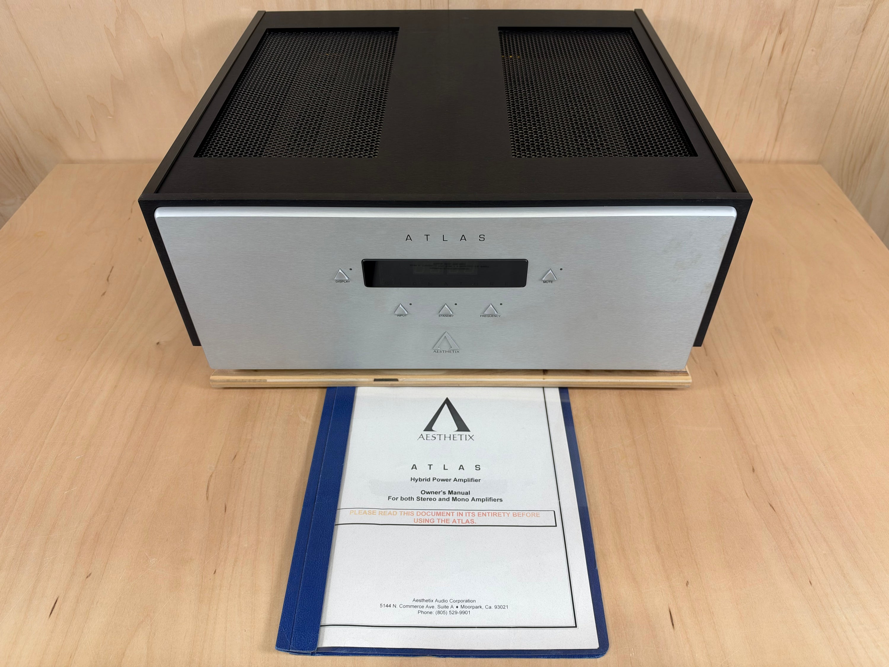 Aesthetix Atlas Signature Stereo Power Amplifier