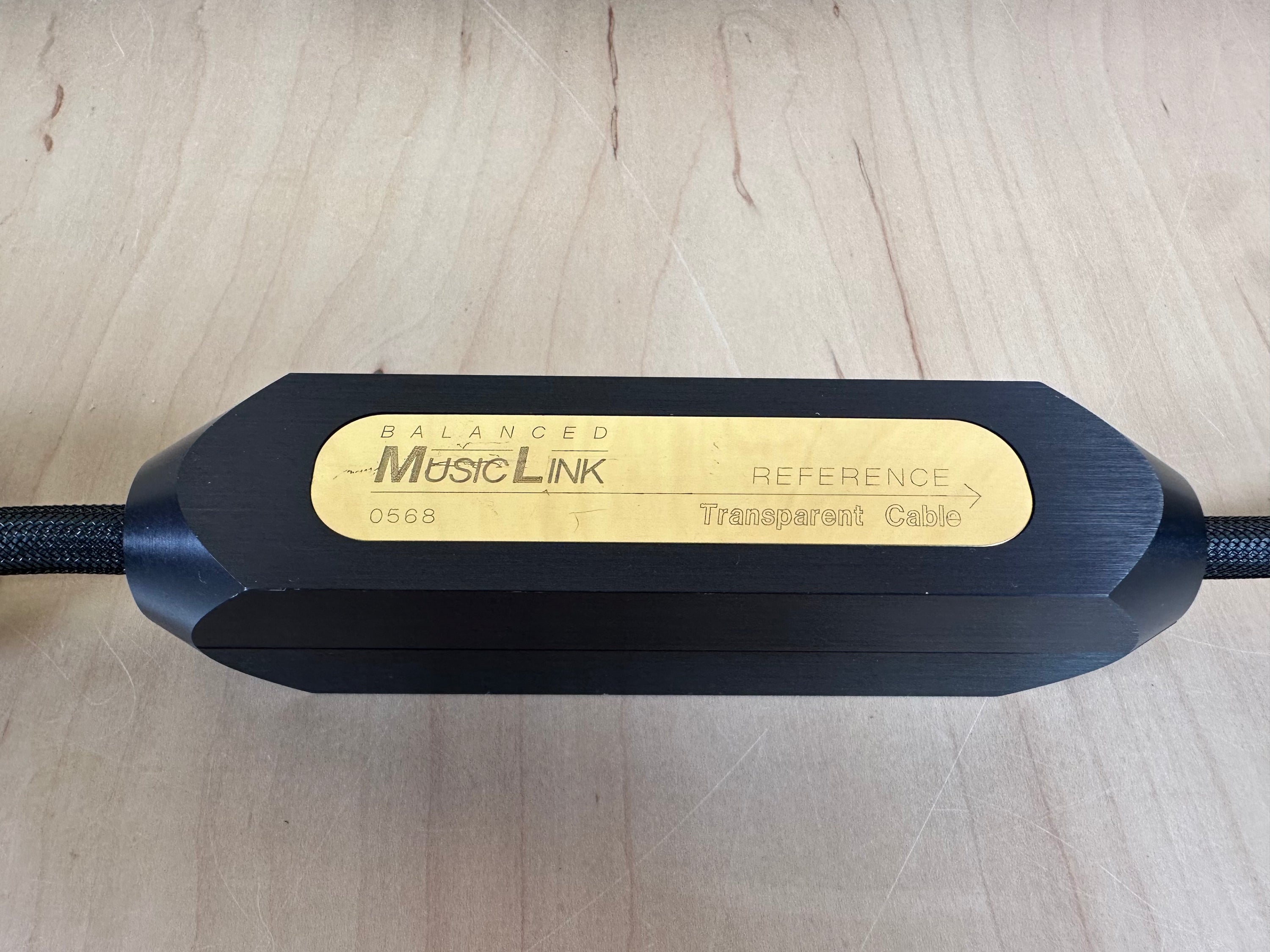 Transparent Audio Musiclink Reference Balanced XLR 6 meter Interconnects