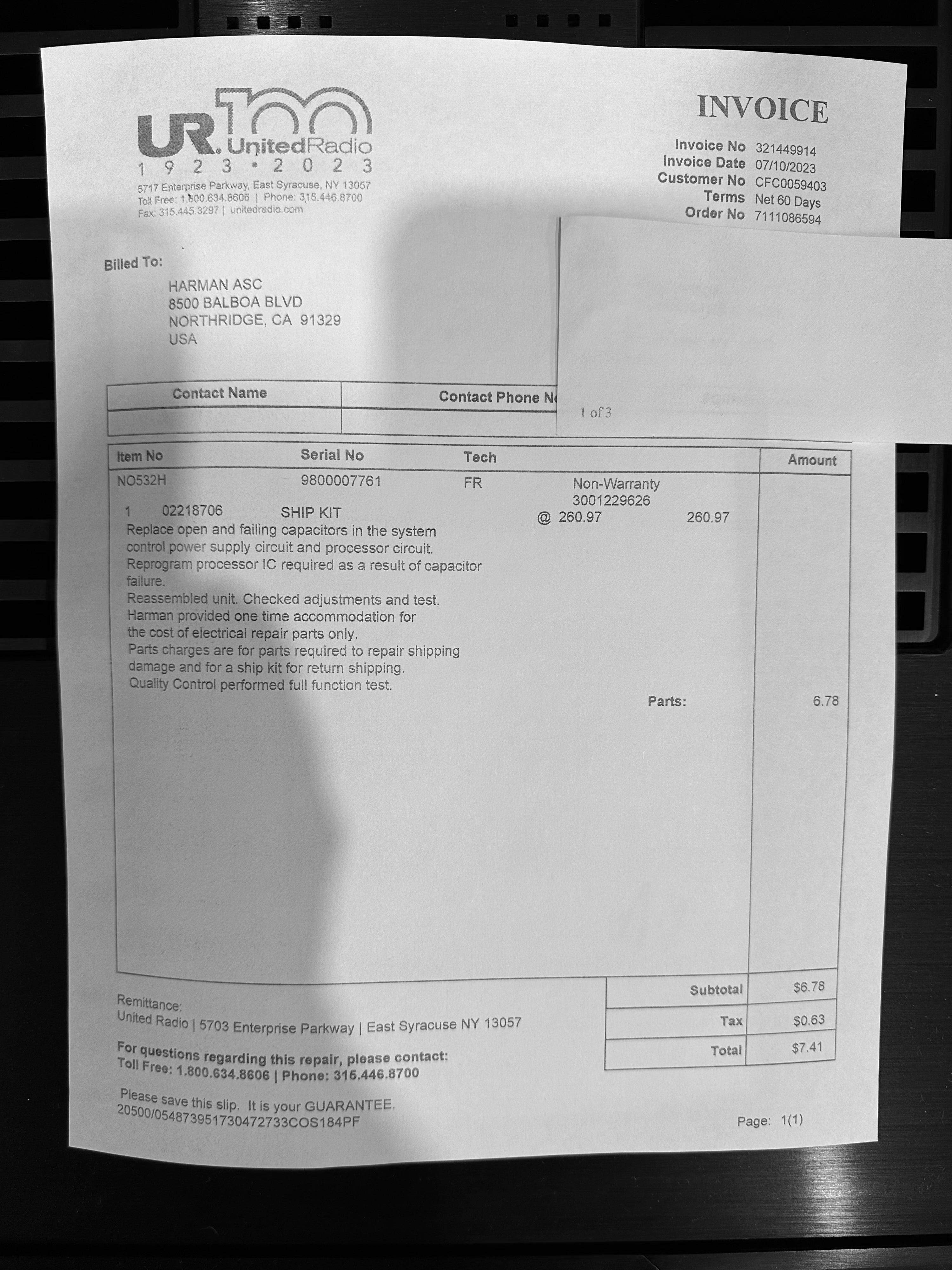 Mark Levinson 532H Power Amplifier