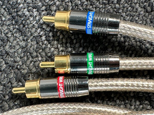 Straight Wire Silverlink II Video Digital Cables RCA-BNC 1Meter