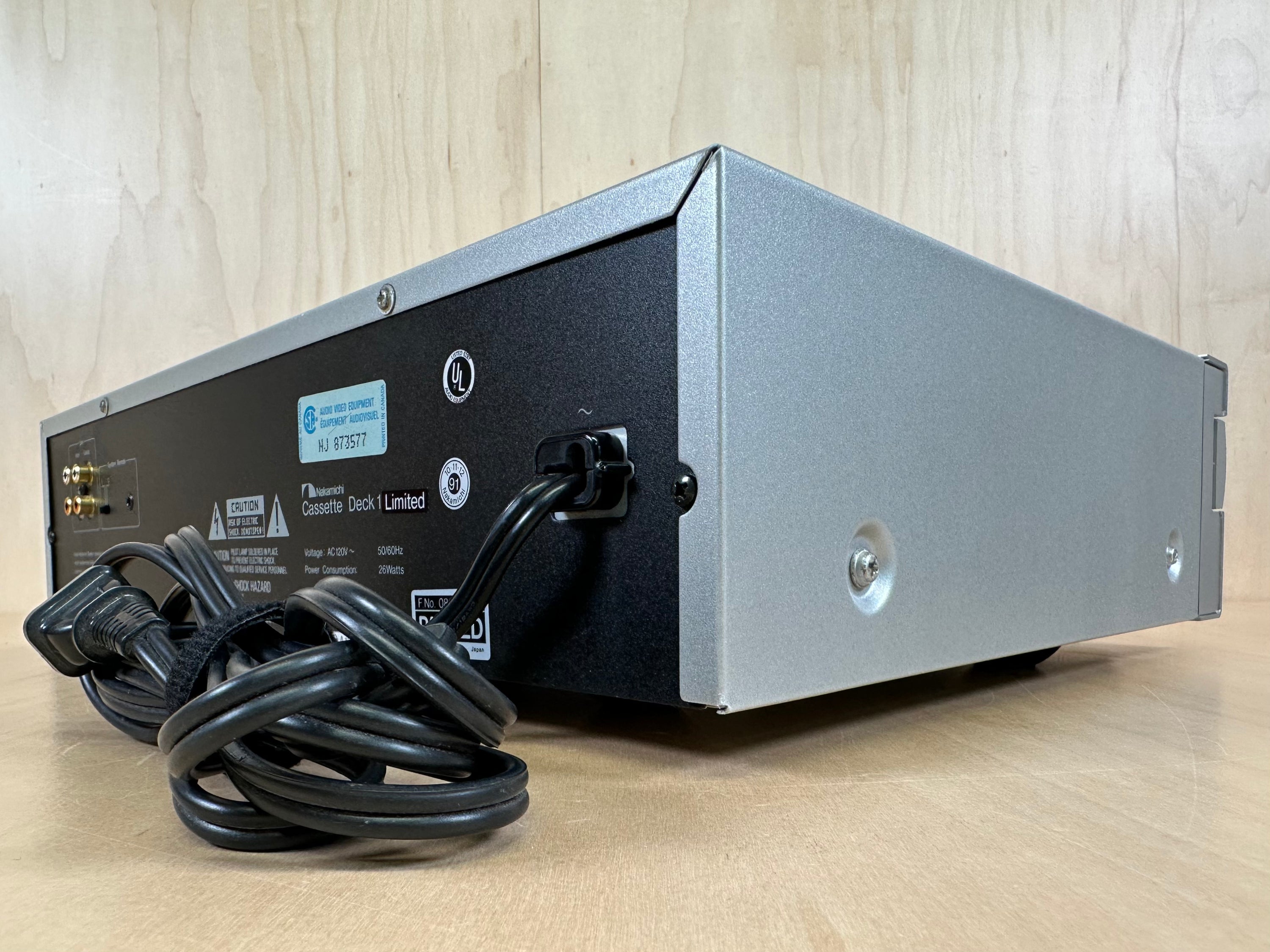 Nakamichi Cassette Deck 1 Limited Serviced