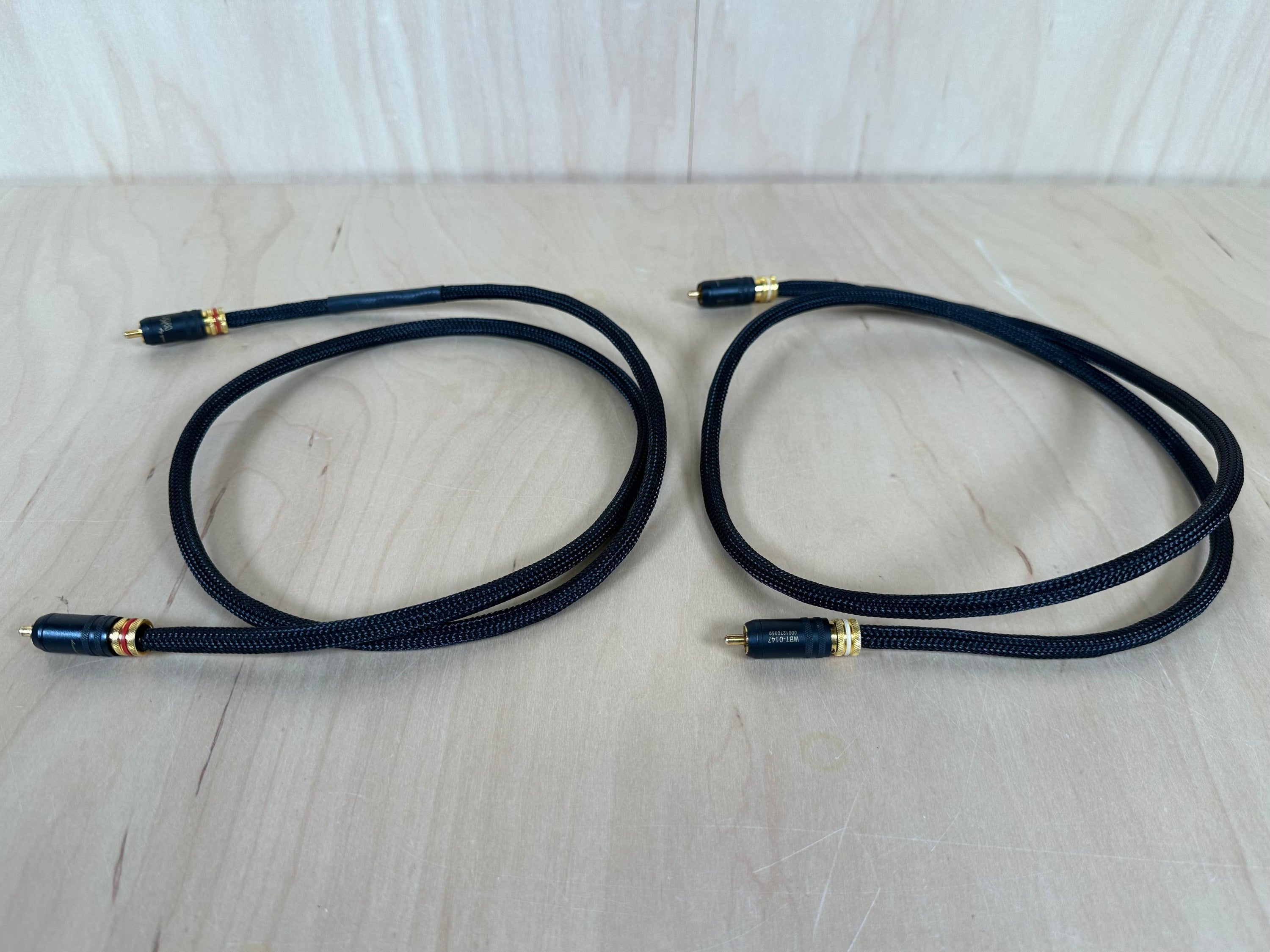 Kimber Kable HERO RCA Interconnects w/WBT-0147 plugs 1 meter PAIR