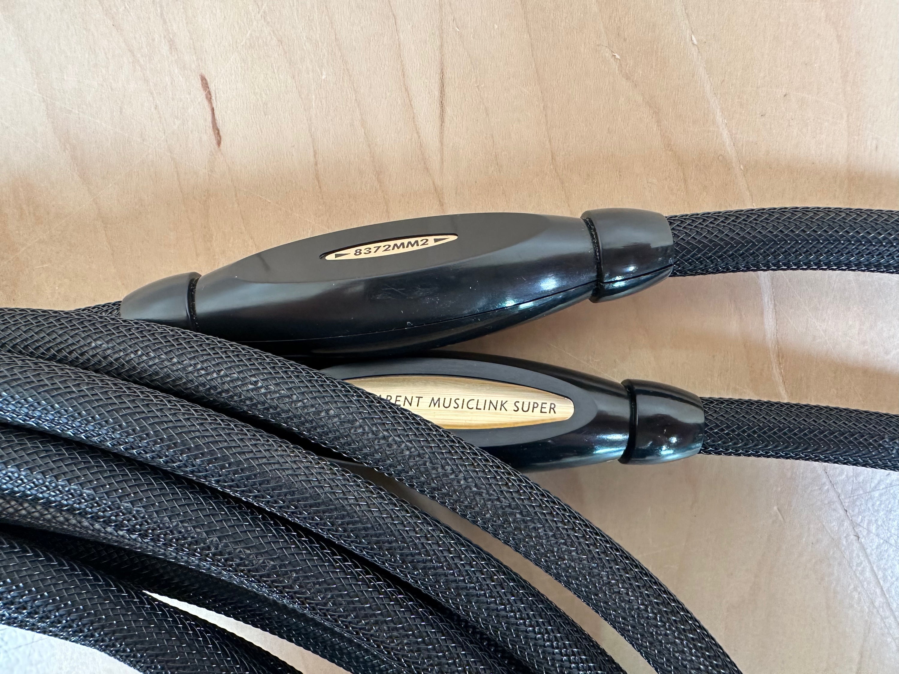 Transparent Audio Naim Musiclink Super MM2 4 Pin Male Din to Dual RCA Cable 15 Feet