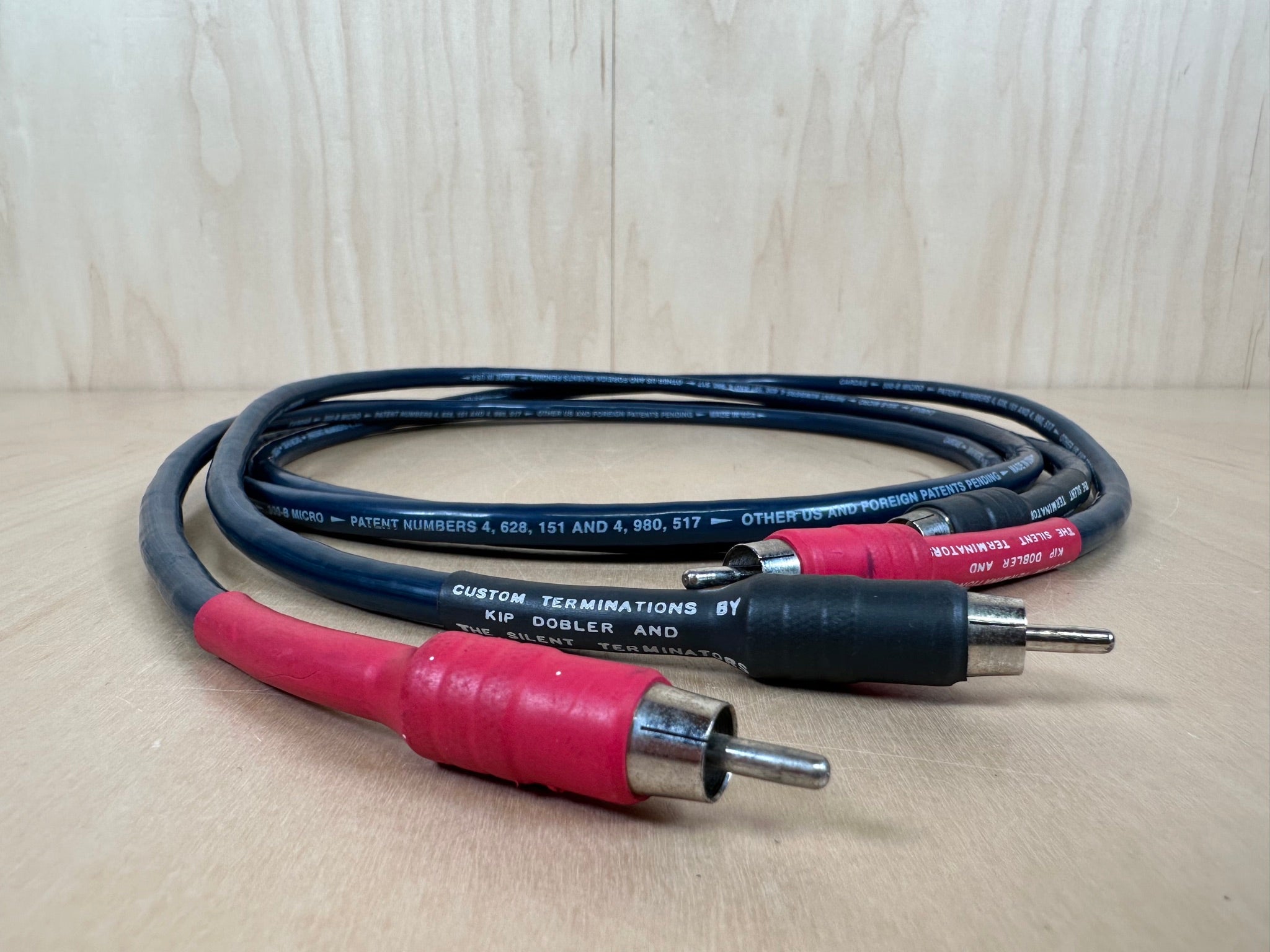 Cardas 300-B Micro 1.5 Meter Interconnects w/Silent RCA Terminators
