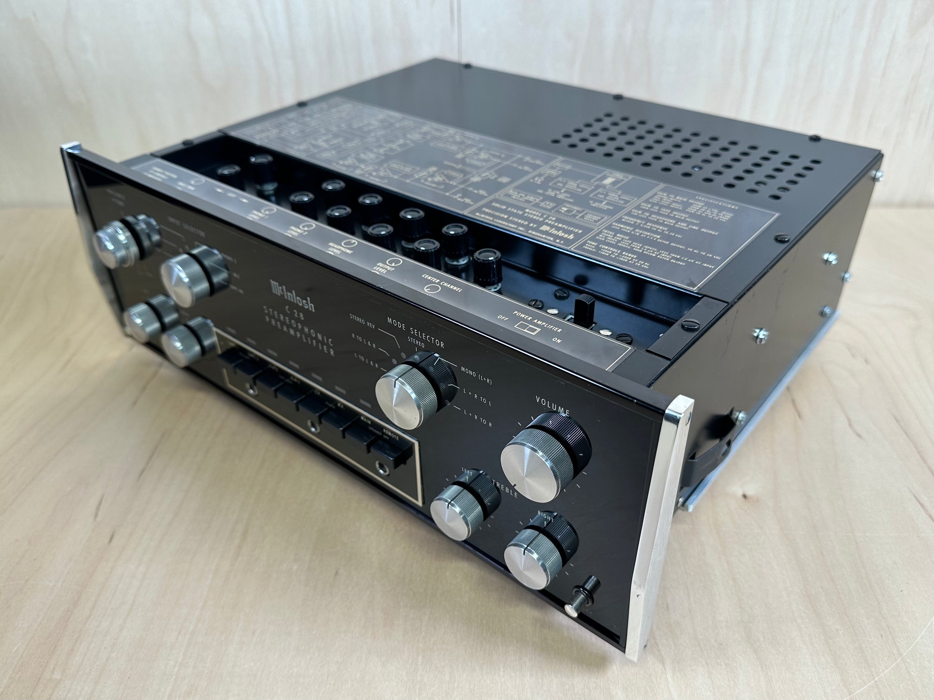 Mcintosh C28 Preamplifier Serviced w/New Factory Box