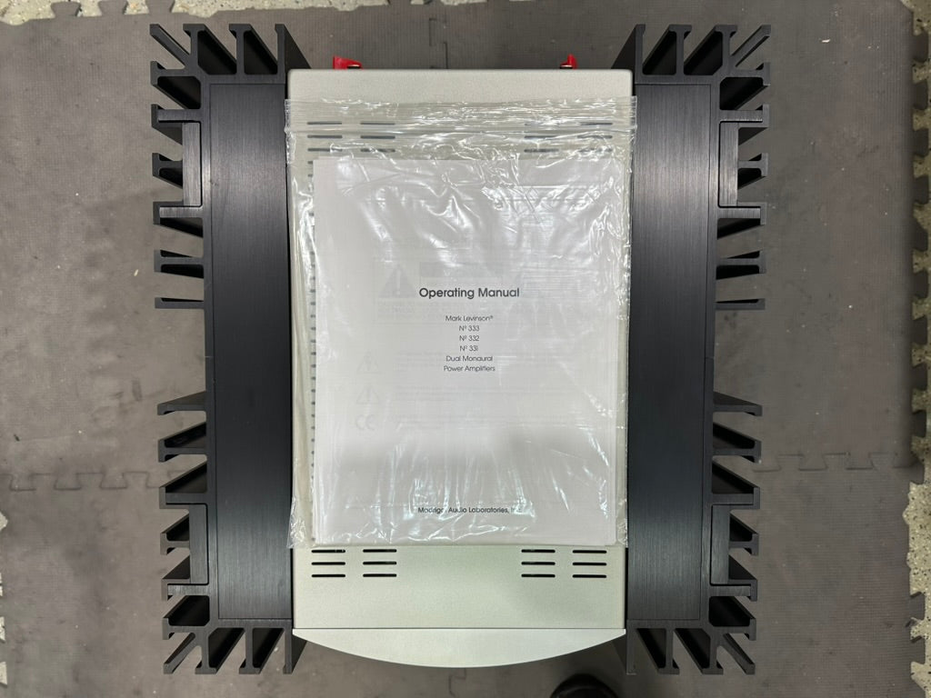 Mark Levinson 331 Dual Monaural Amplifier Recapped and Serviced