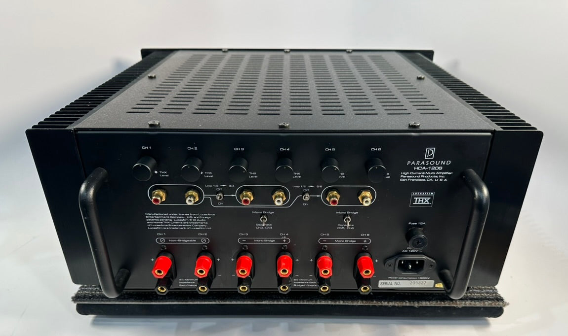 Parasound HCA-1206 High Current Six Channel Amplifier – Record