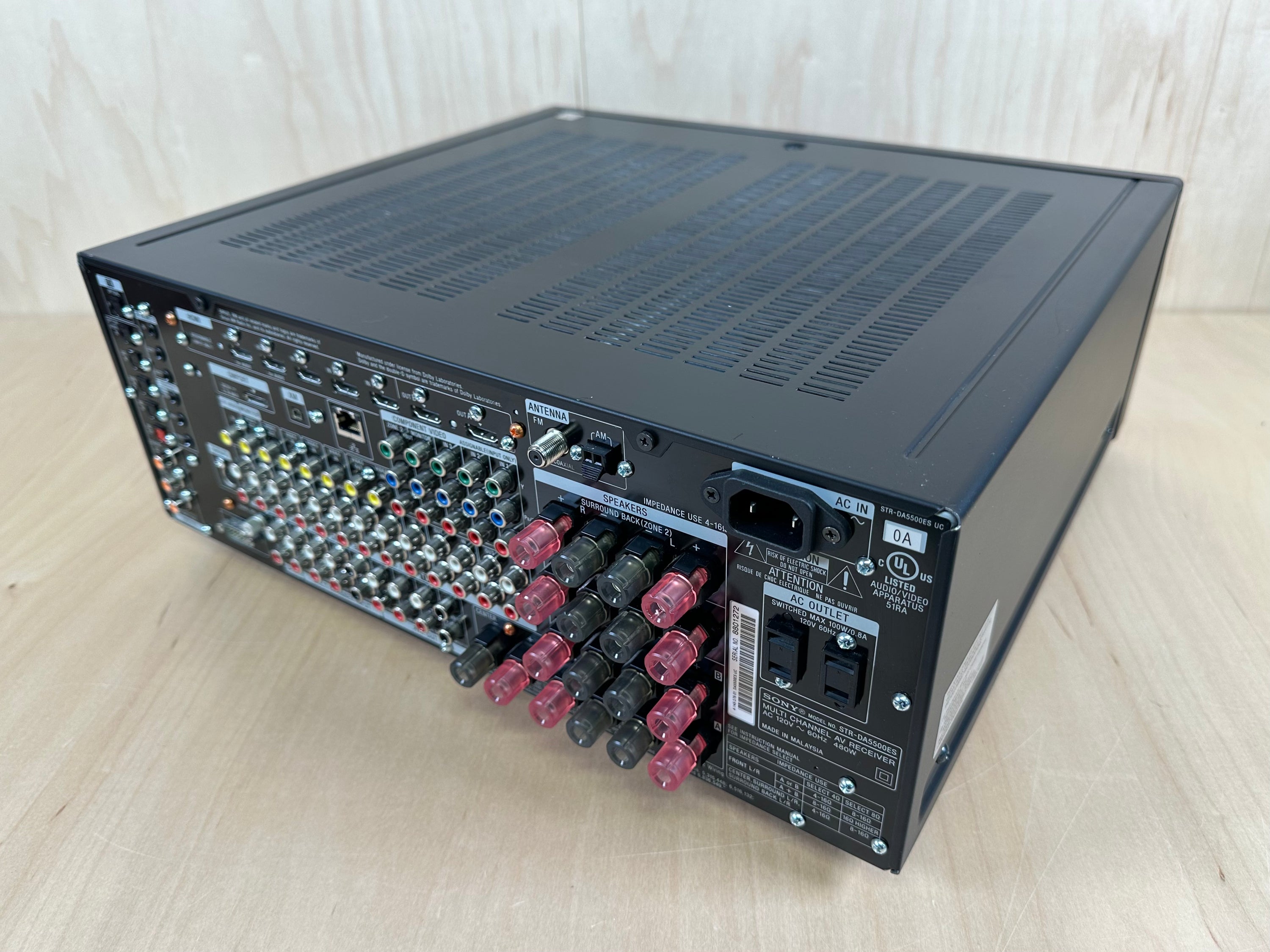 Sony STR-DA5500ES 7.1 Channel AV Receiver Bundle