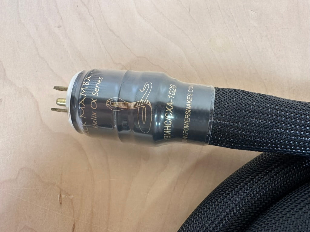 Shunyata Research Black Mamba HC Helix CX Series C19 AC Cord 1.75 Meters
