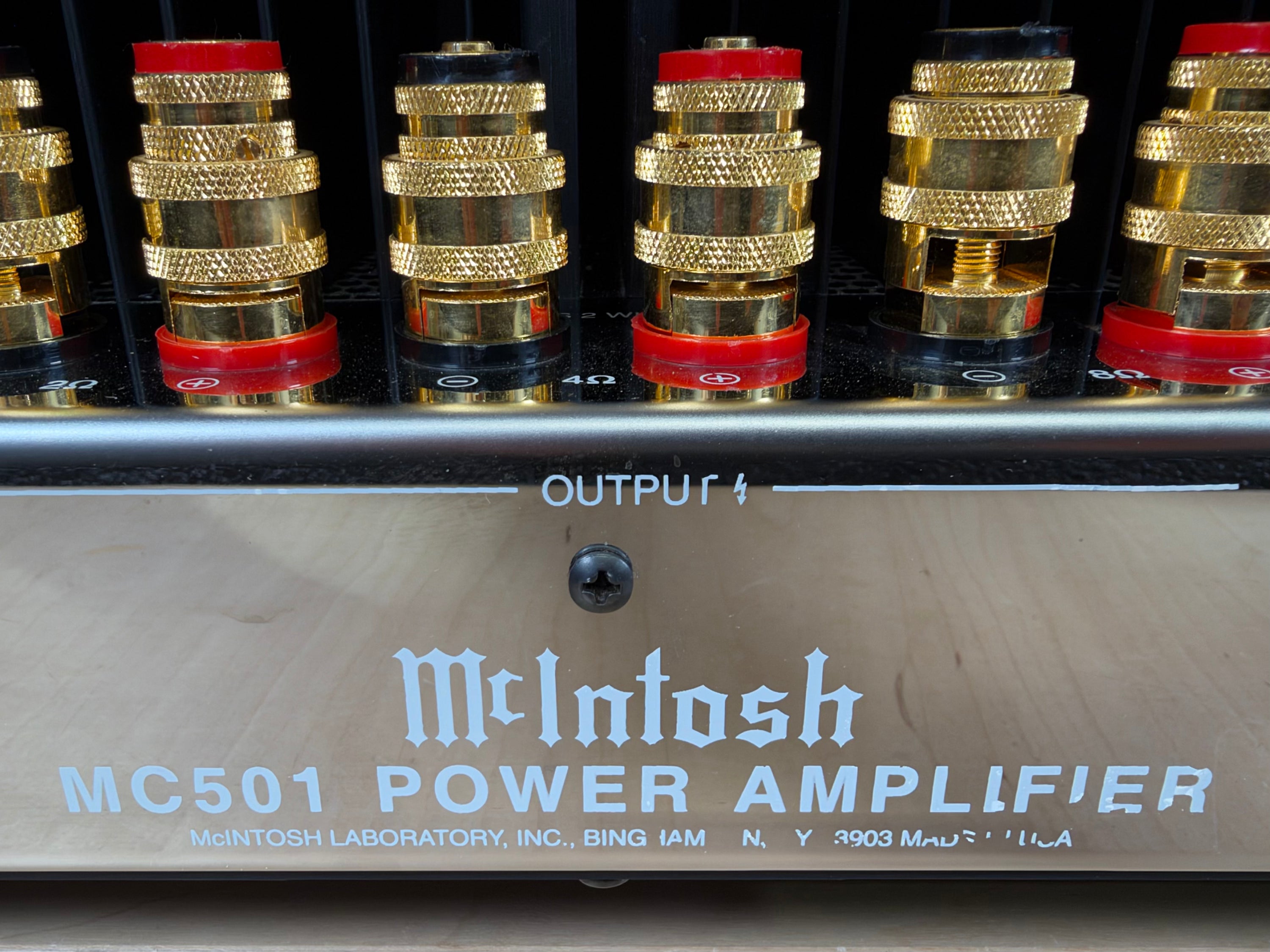 McIntosh MC501 Power Amplifiers w/ Consecutive Serial Numbers