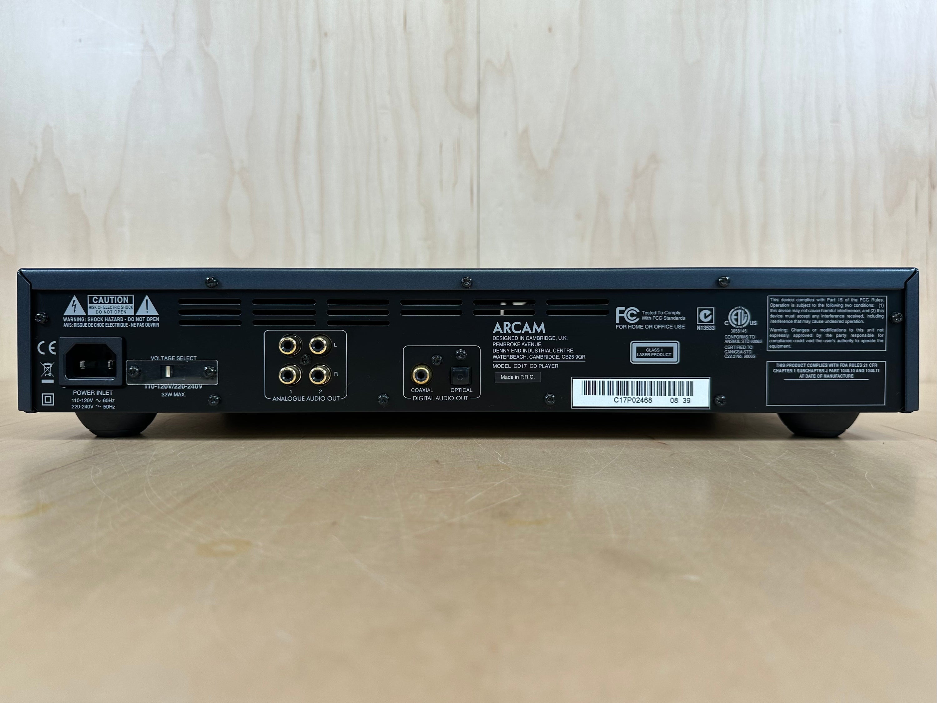 ARCAM FMJ CD17 Compact Disc Player 24 BIT DAC w/Remote