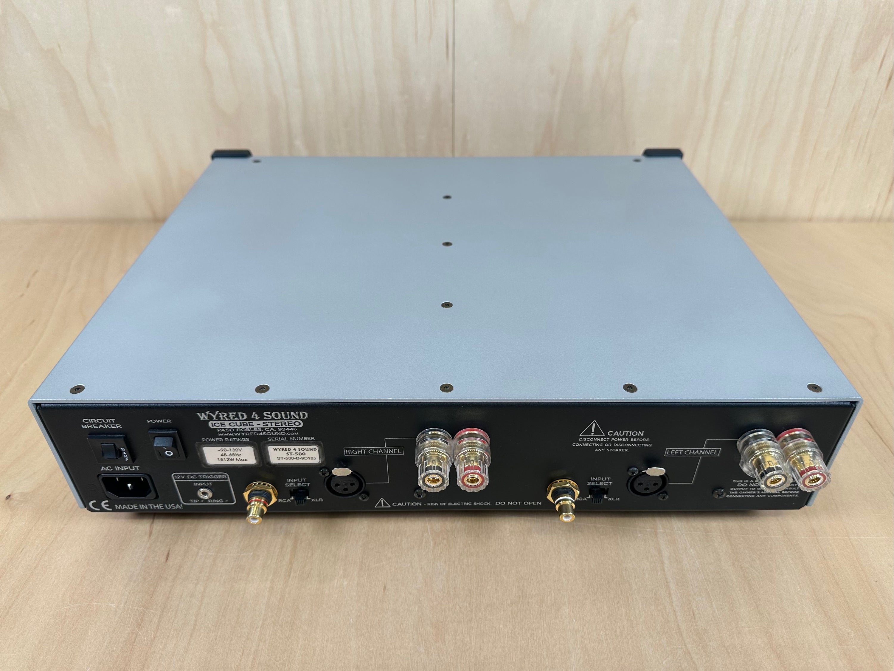 Wyred 4 Sound Ice Cube Model ST-500 Stereo Amplifier