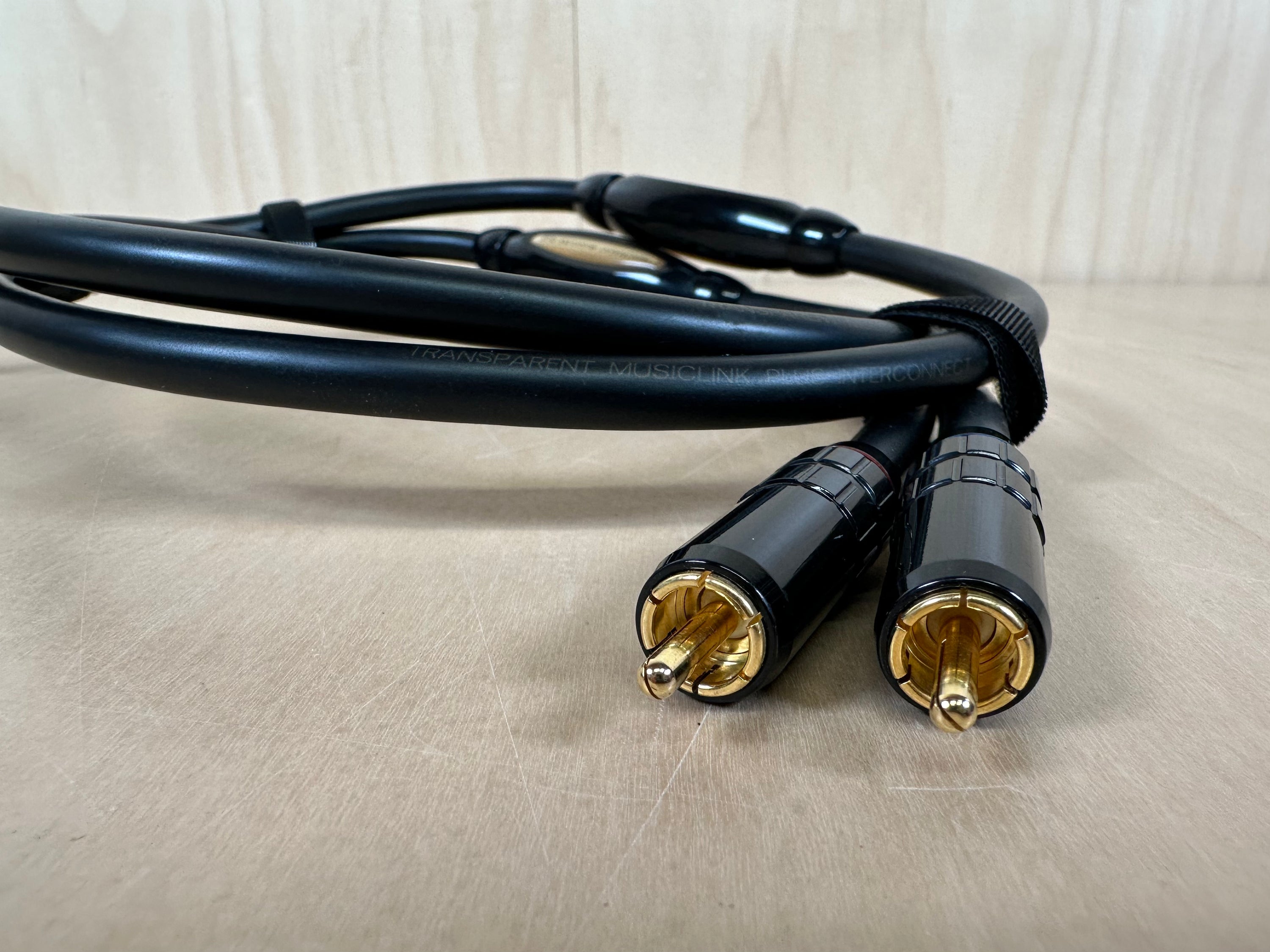 Transparent Audio Musiclink Plus MM2 RCA Interconnects 1 Meter