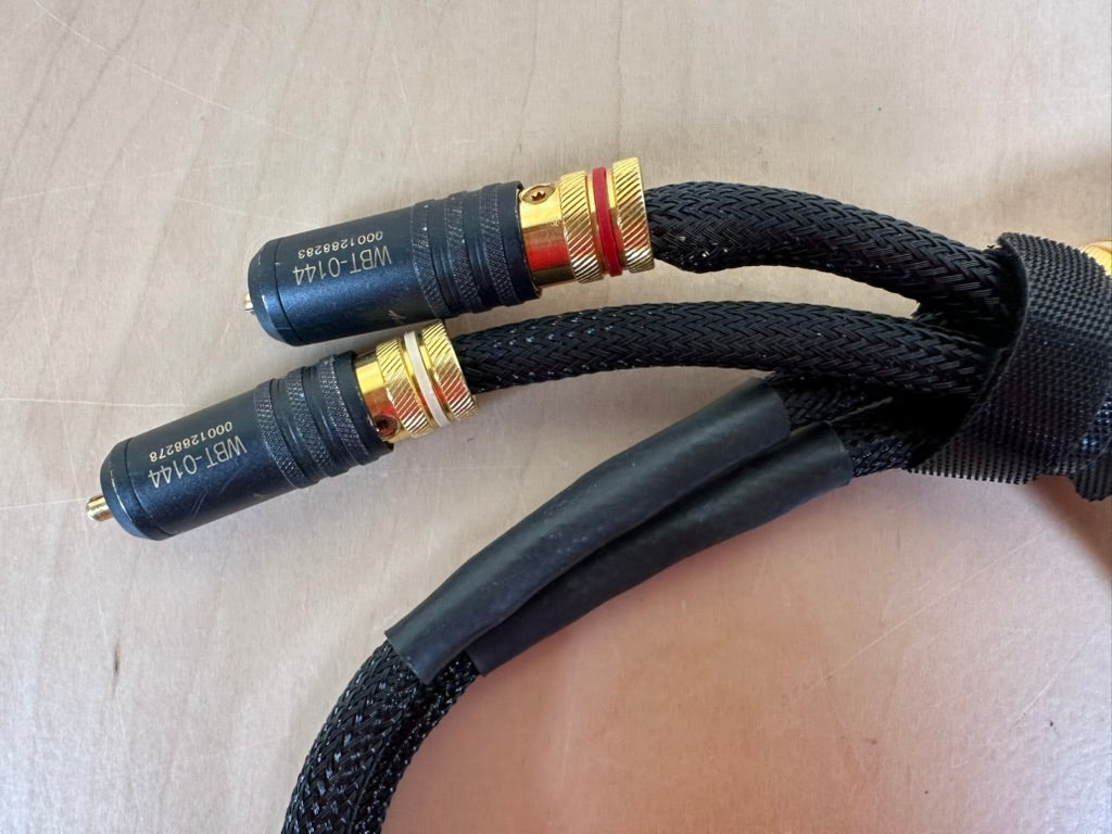 Kimber Kable HERO RCA Interconnects w/WBT-0144 plugs .5 meter PAIR
