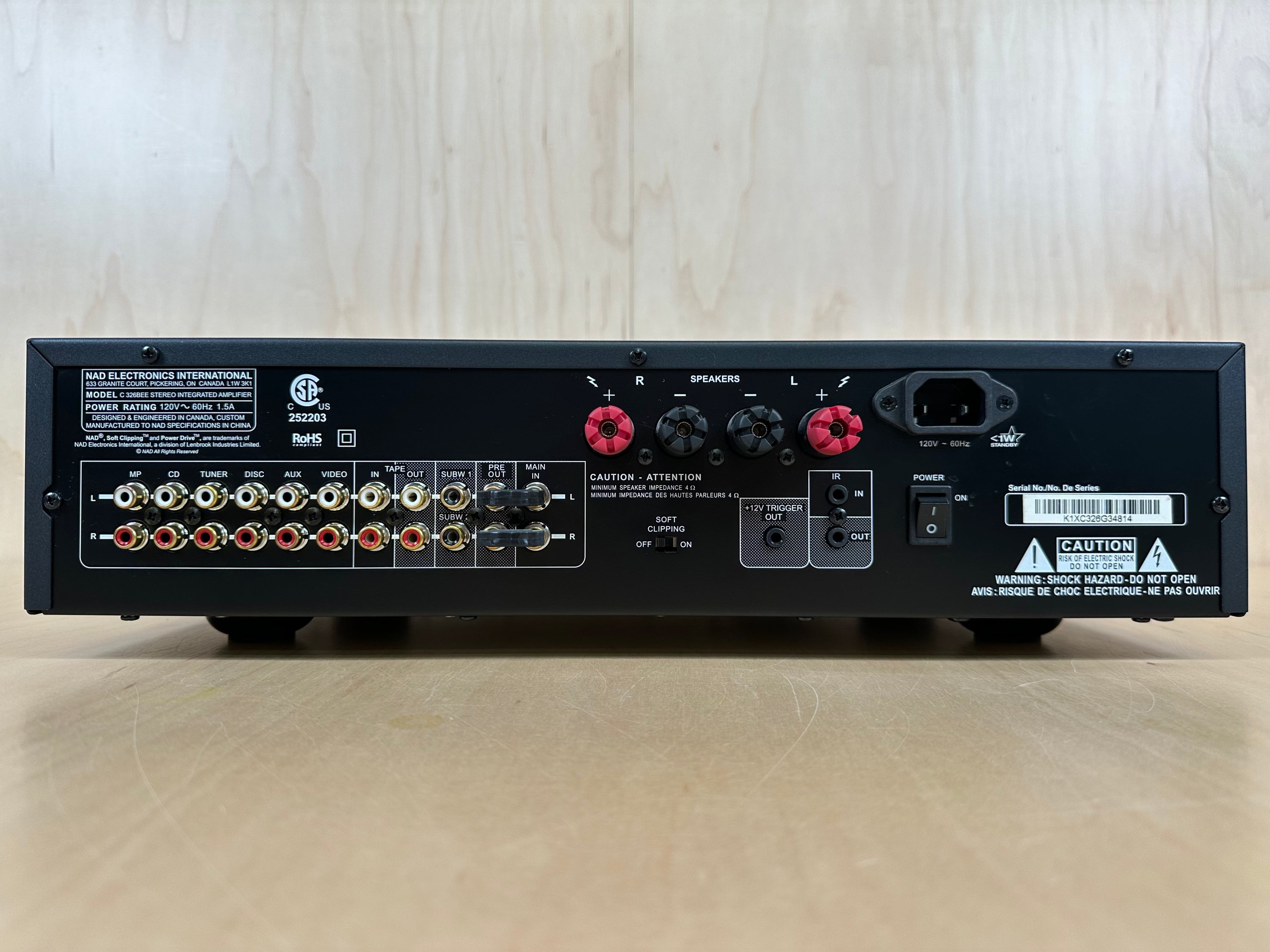 NAD C 326BEE Stereo Integrated Amplifier