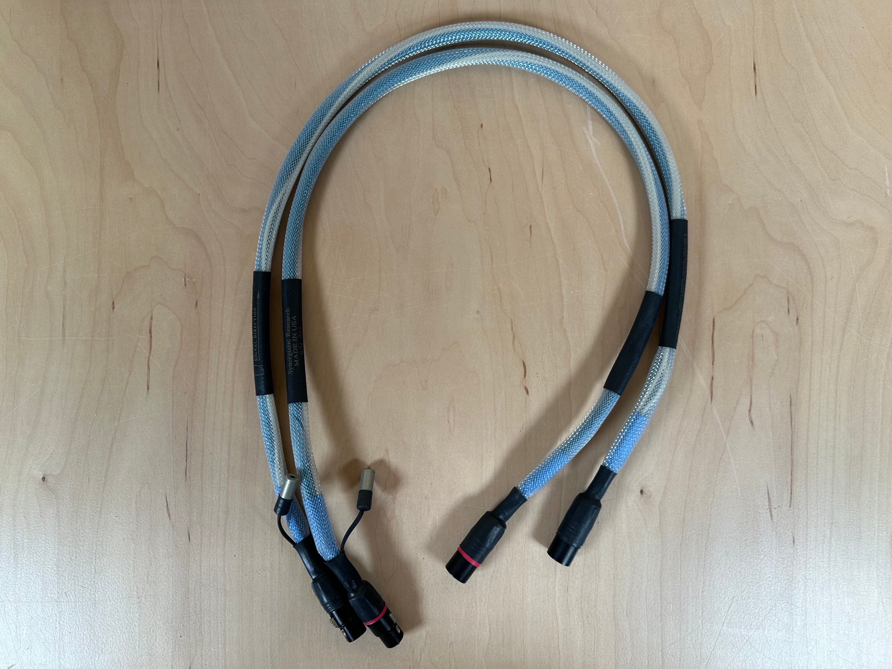 Synergistic Research Looking Glass Phase II XlR Interconnects 1 Meter Pair