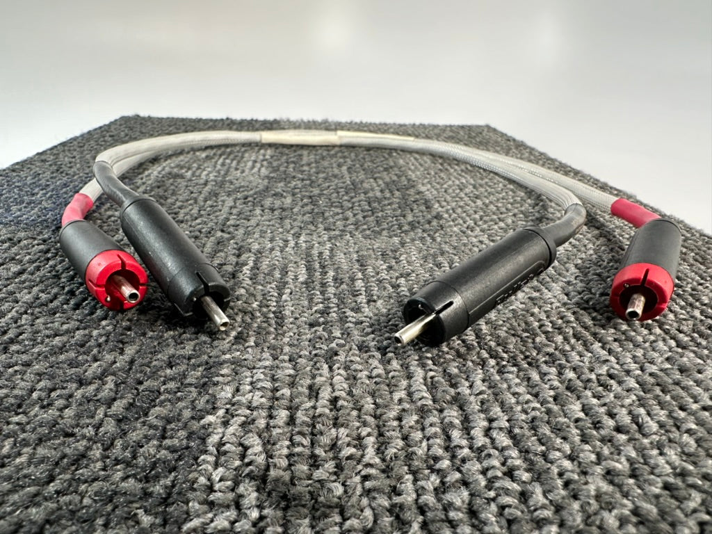 Signal Cable Silver Resolution RCA Interconnects w/ ETI Silver Bullet Plugs