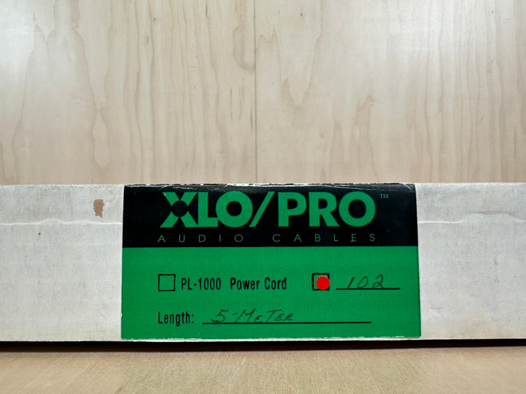 XLO/PRO 102 XLR to RCA Interconnects 5 Meters Factory Custom