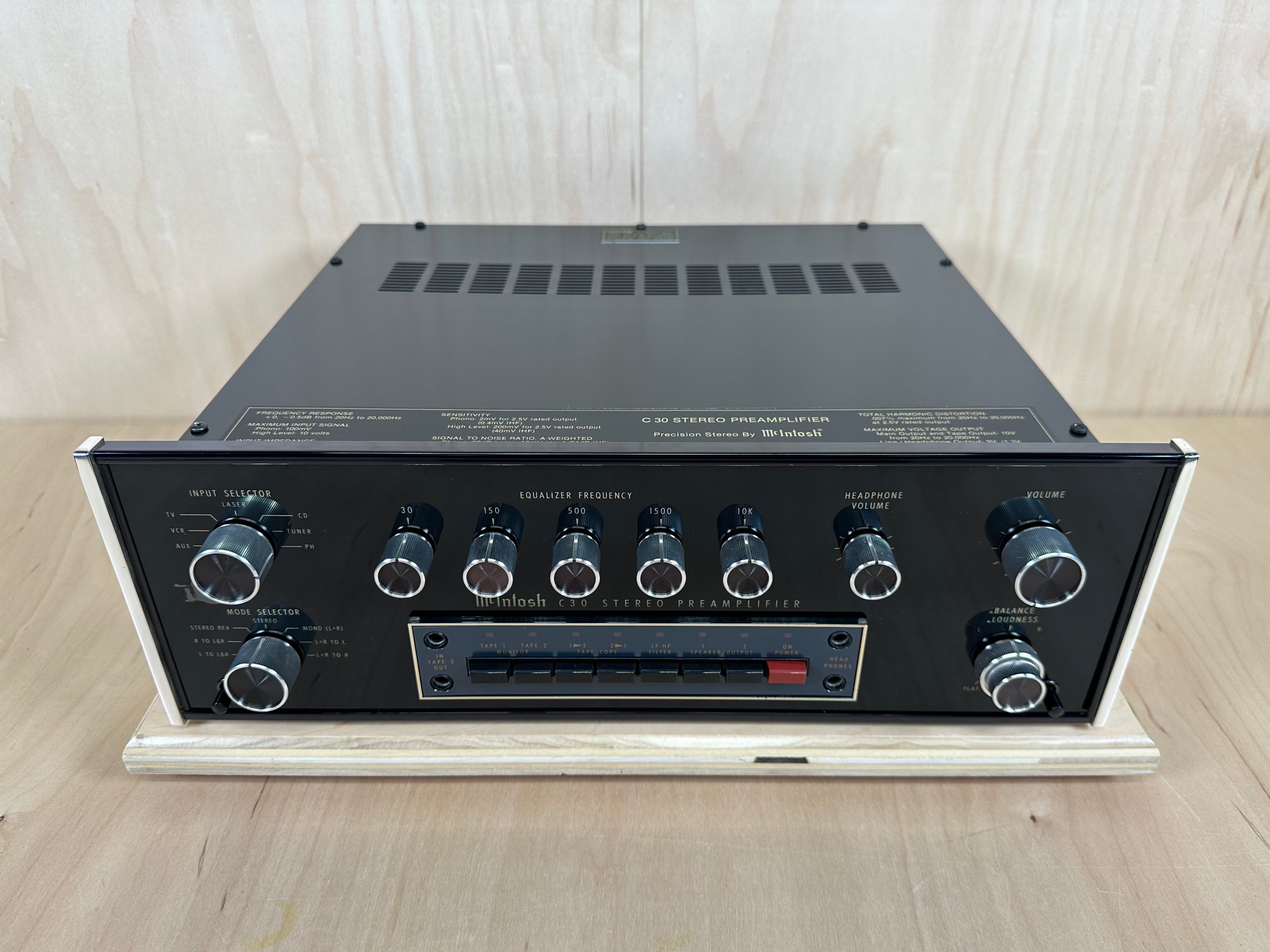 McIntosh C30 Stereo Preamplifier w/New Factory Box