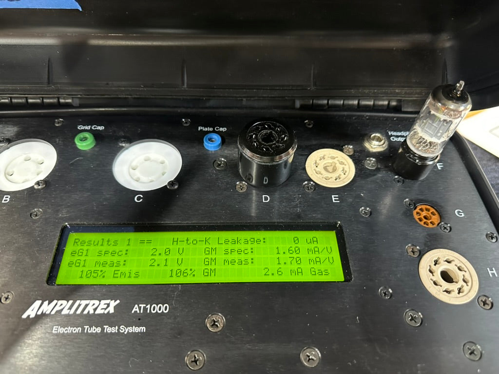 Telefunken ECC 83/12AX7 Tubes Ribbed Plate X 4 Made In West Germany