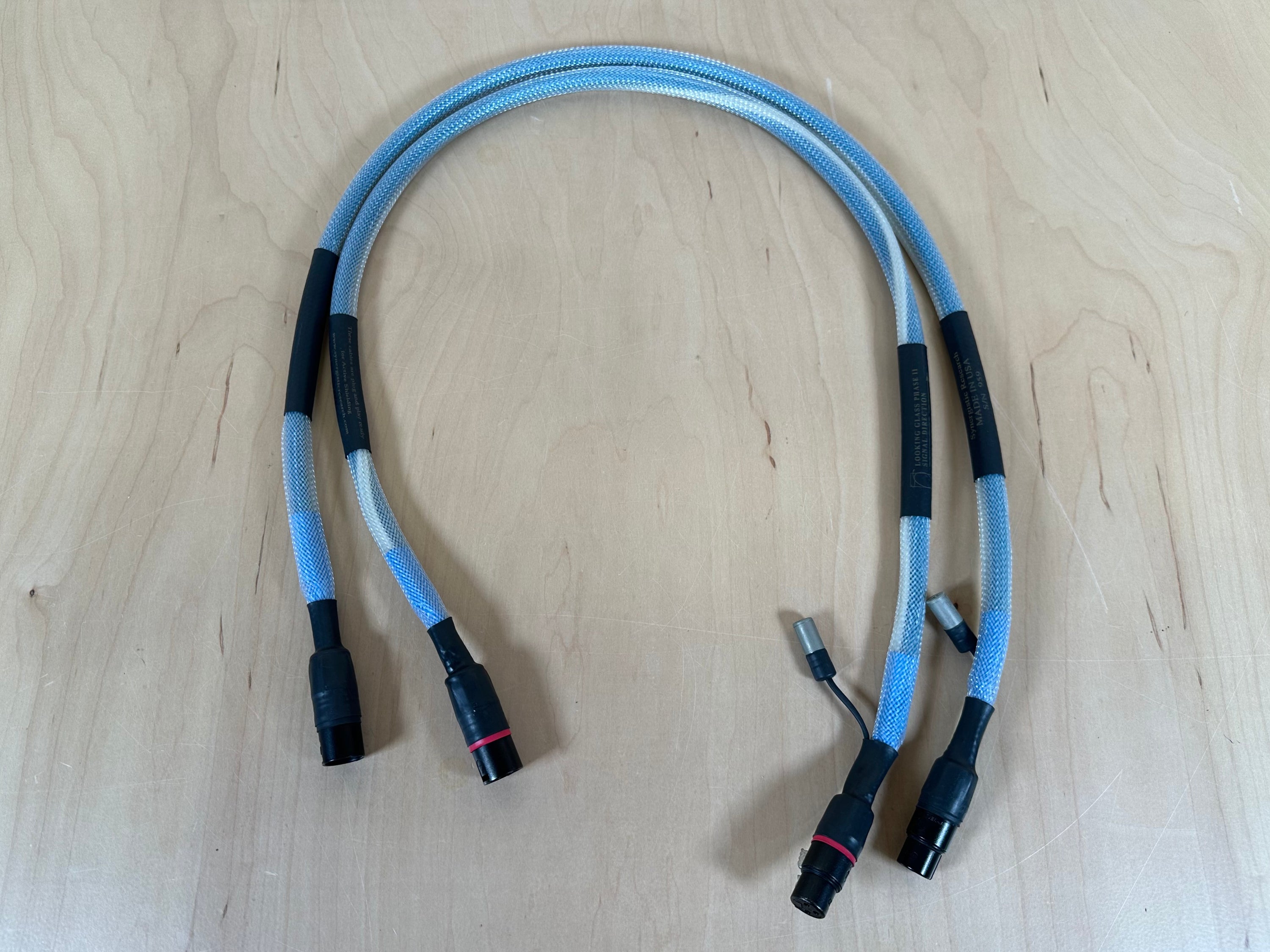 Synergistic Research Looking Glass Phase II XlR Interconnects 1 Meter Pair
