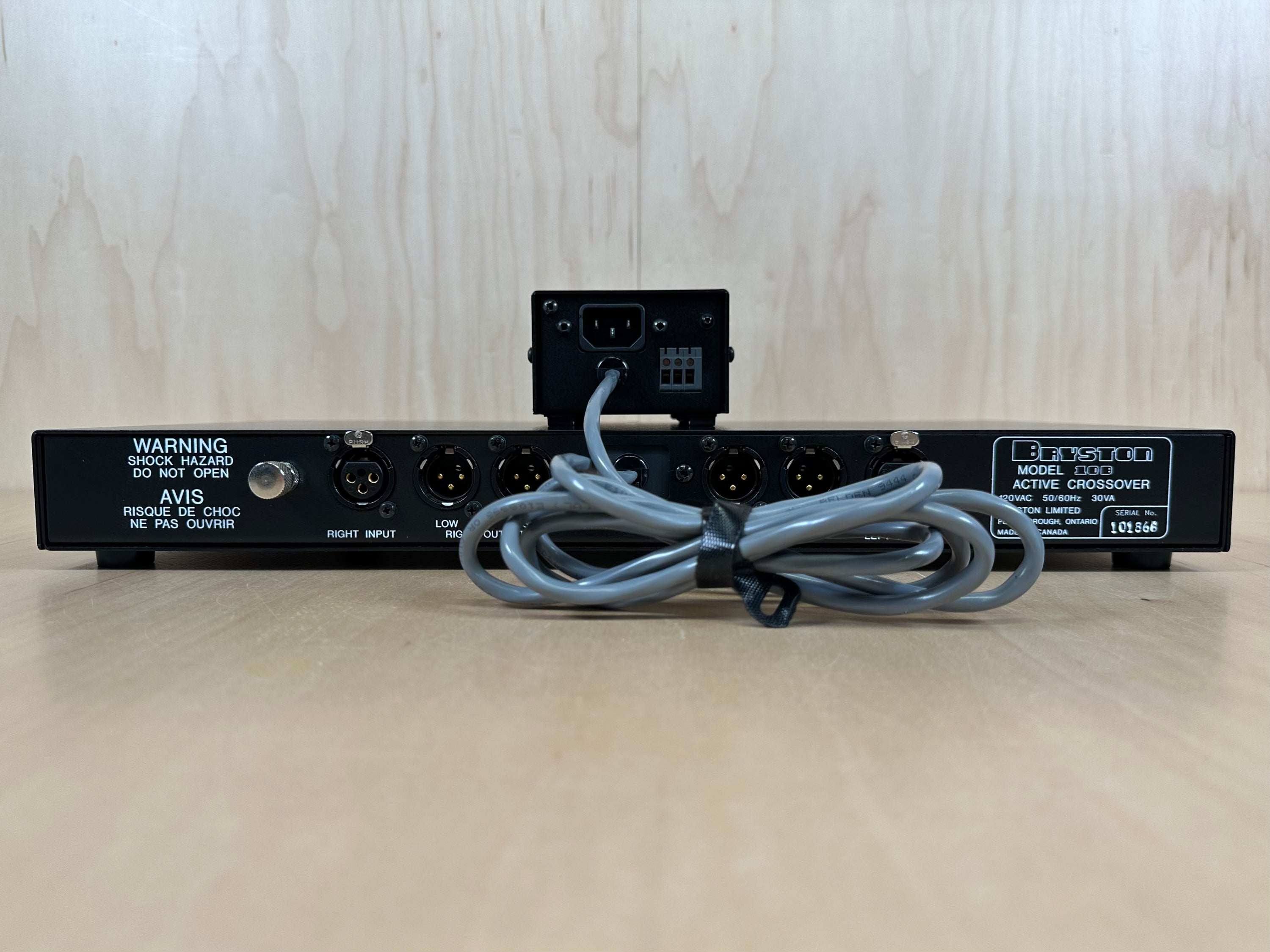 Bryston 10B Sub Crossover with BP-PSR External PS and XLR Jacks