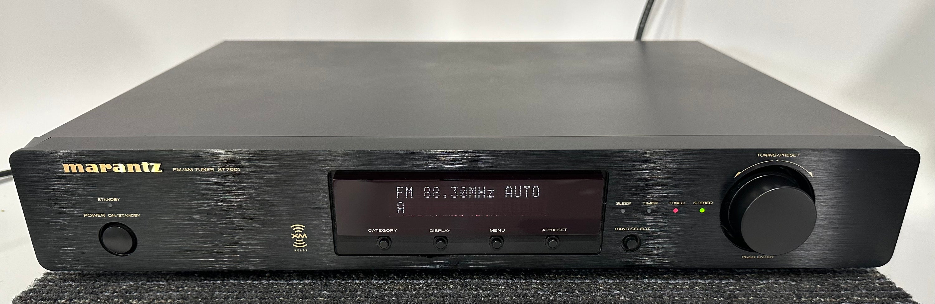 Marantz ST7001 XM ready AM/FM Tuner w/Remote – Record Mart HiFi Marantz ST7001 XM ready AM/FM Tuner w/Remote – Record Mart HiFi