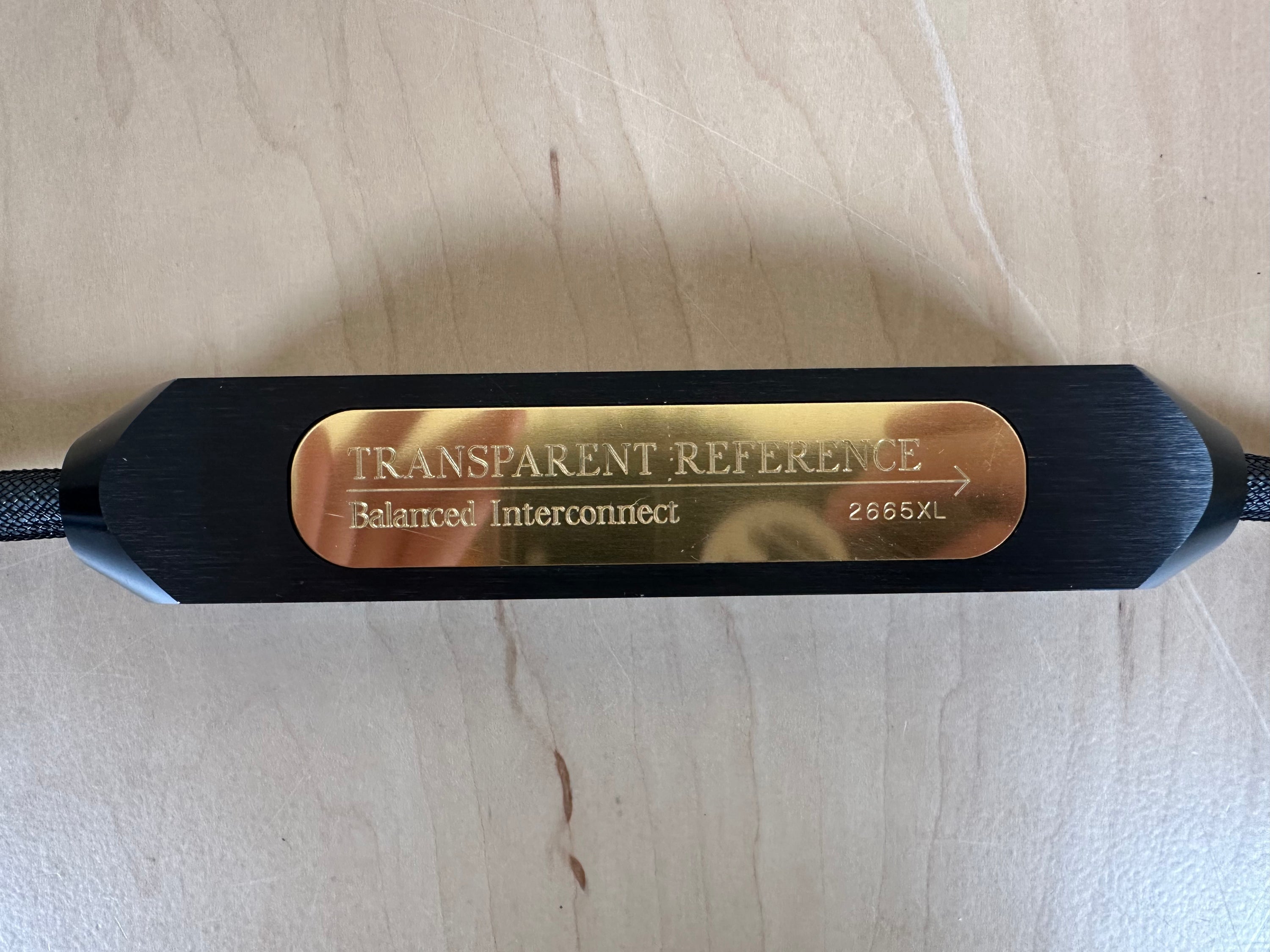 Transparent Audio Reference XL Balanced (XLR) 3 meter Interconnects