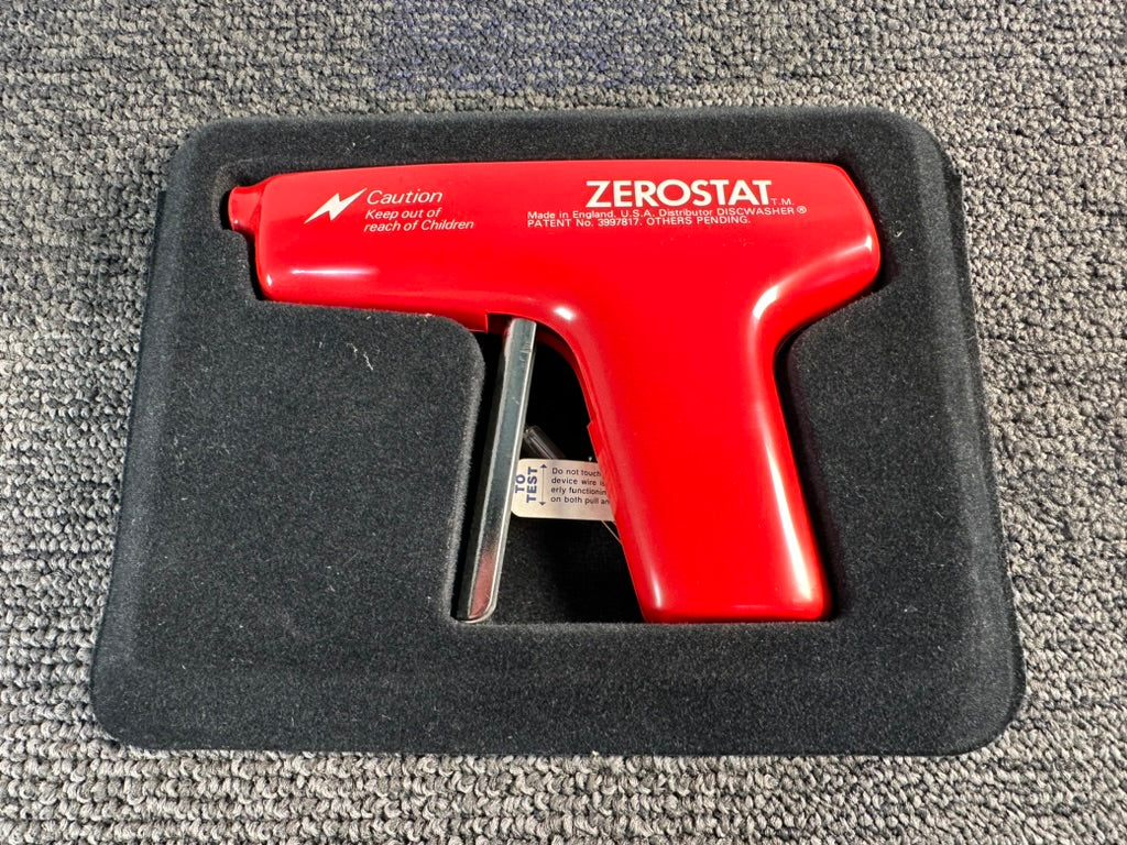 Zerostat Anti-Static Gun Made in England Vintage