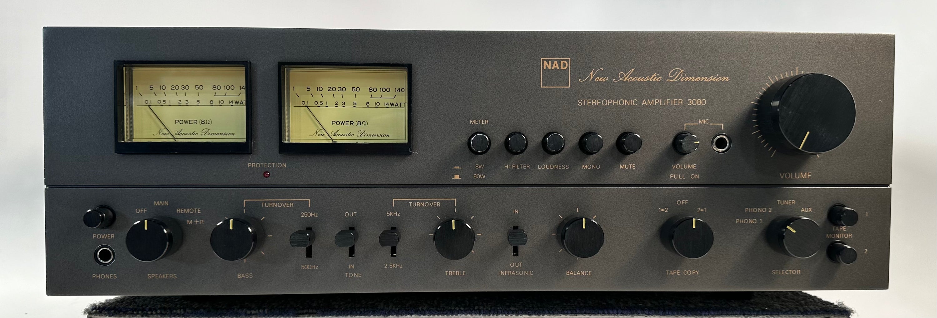 NAD New Acoustic Dimension Stereophonic Amplifier 3080