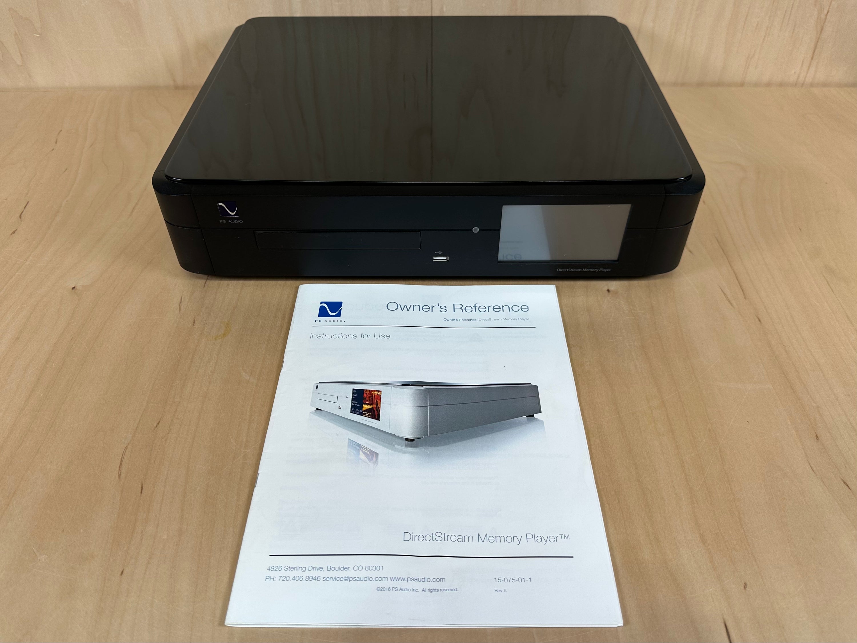 PS Audio DirectStream Memory Player. CD SACD Universal Transport