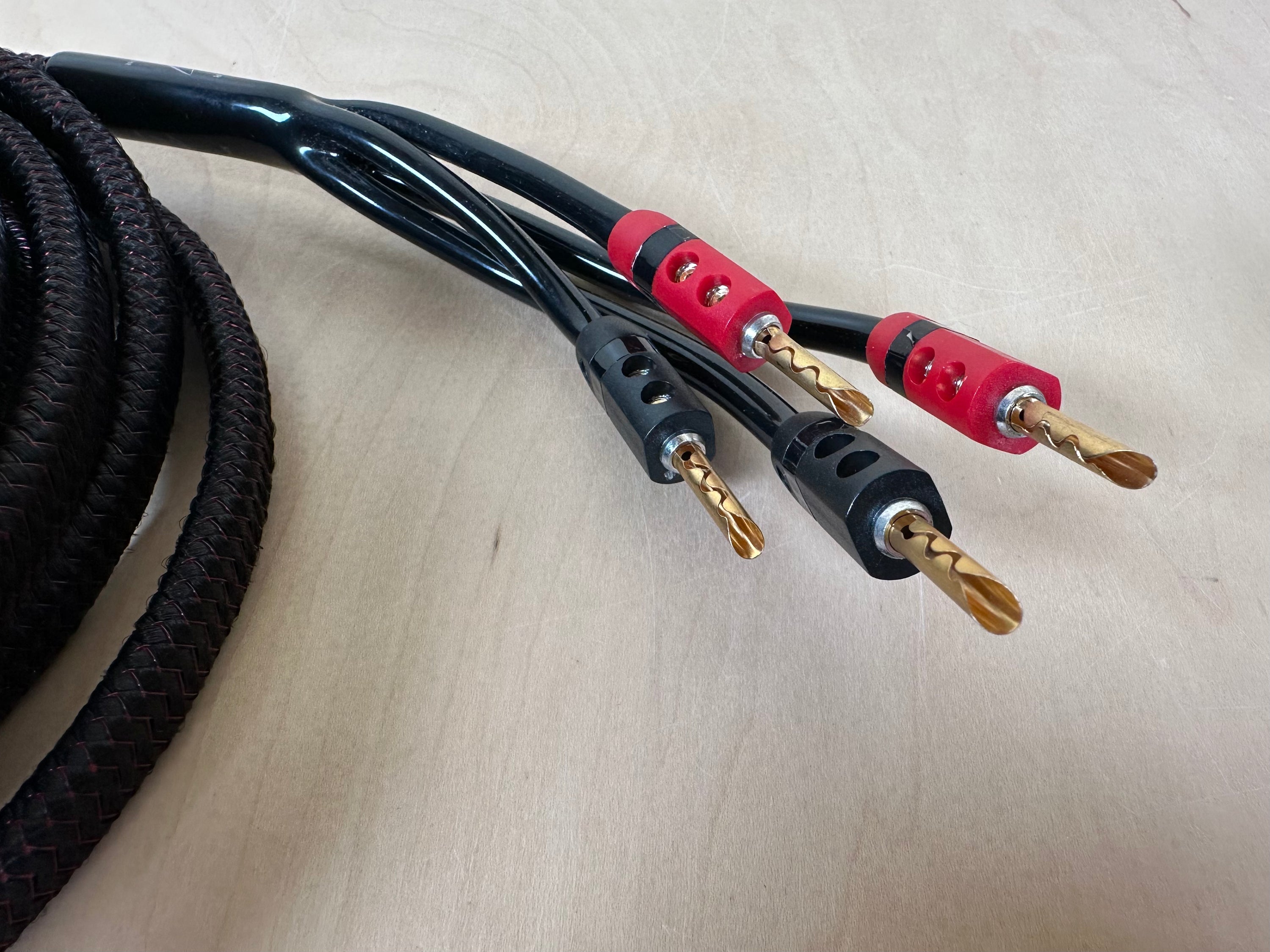 AudioQuest Rocket 33 Bi-Wire Speaker Cables with Banana Jacks 5 Meters