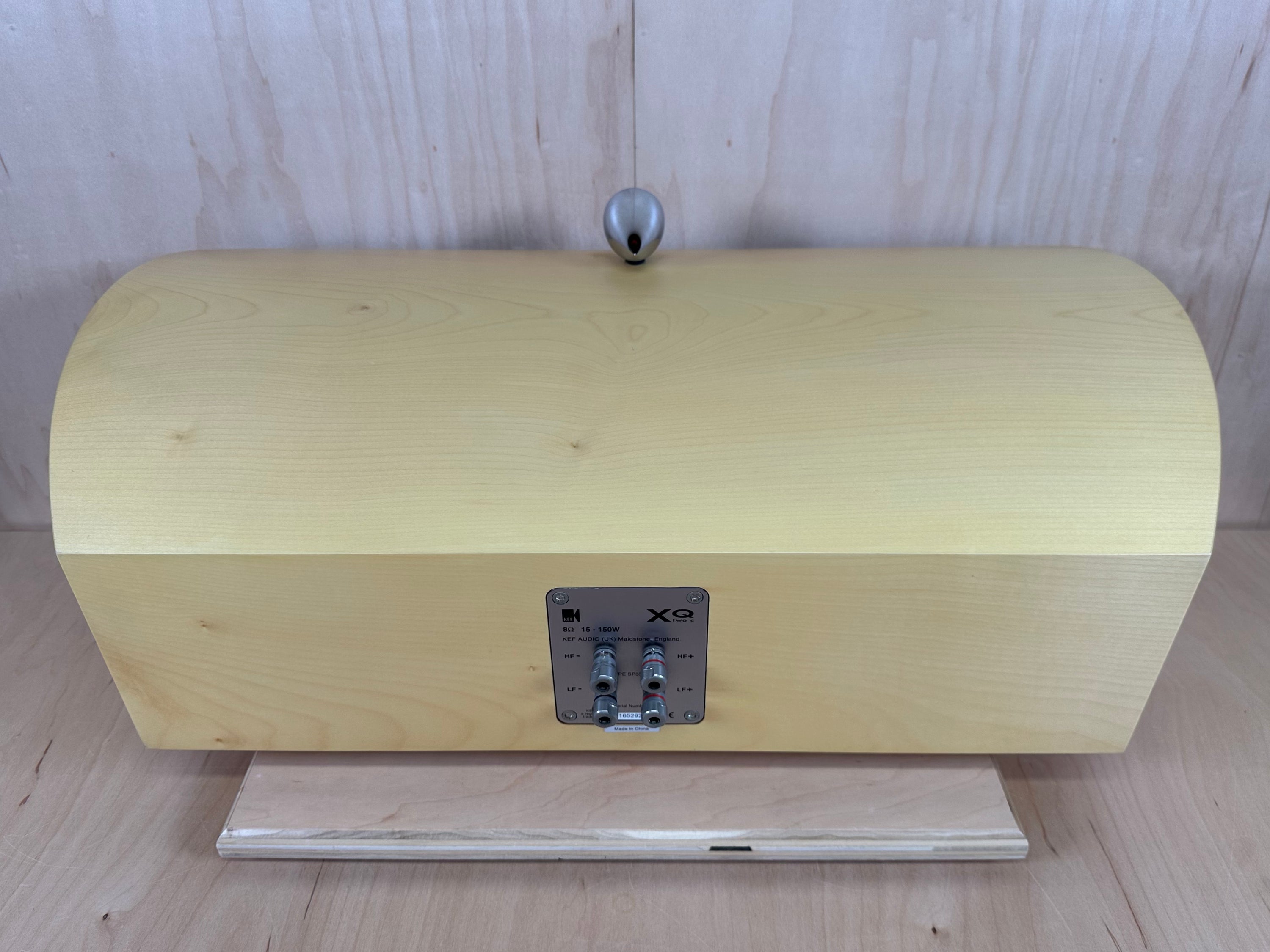 Kef XQ Two C Center Channel Speaker Light Maple w/Kef Rubber Pad