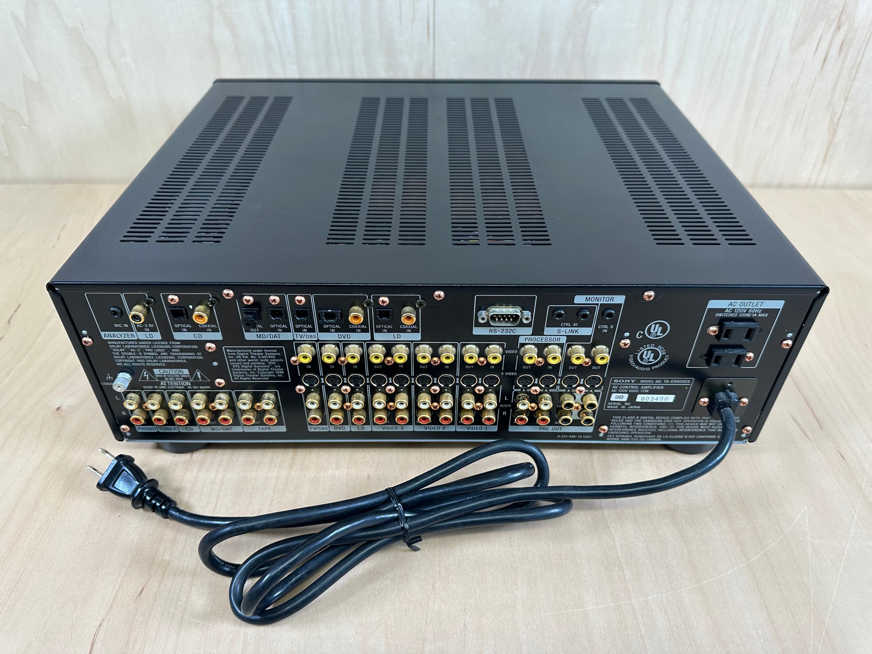 Sony TA-E9000ES AV Preamplifier w/Phono Preamp – Record Mart Sony TA-E9000ES AV Preamplifier w/Phono Preamp – Record Mart