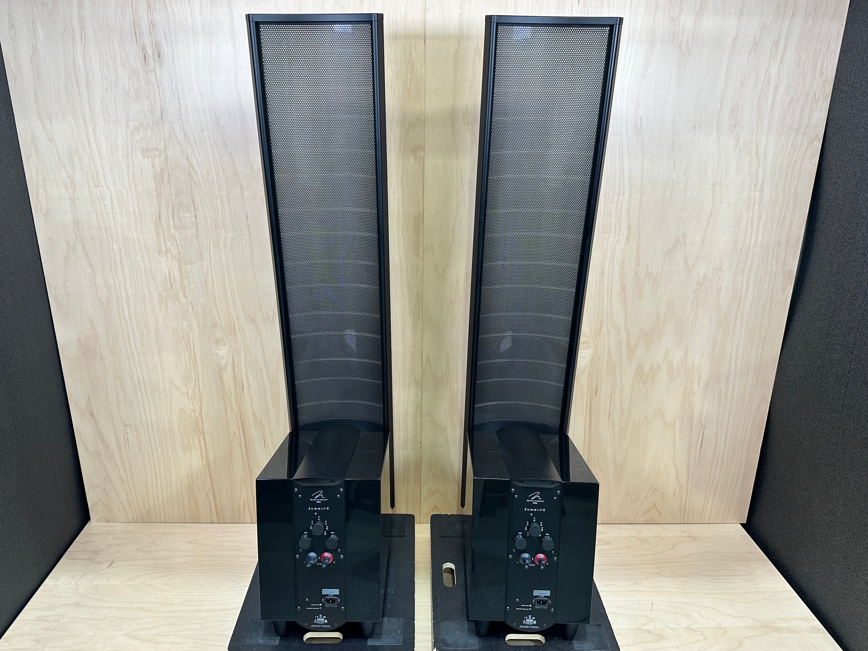 Martin Logan Summit X Speakers High Gloss Black