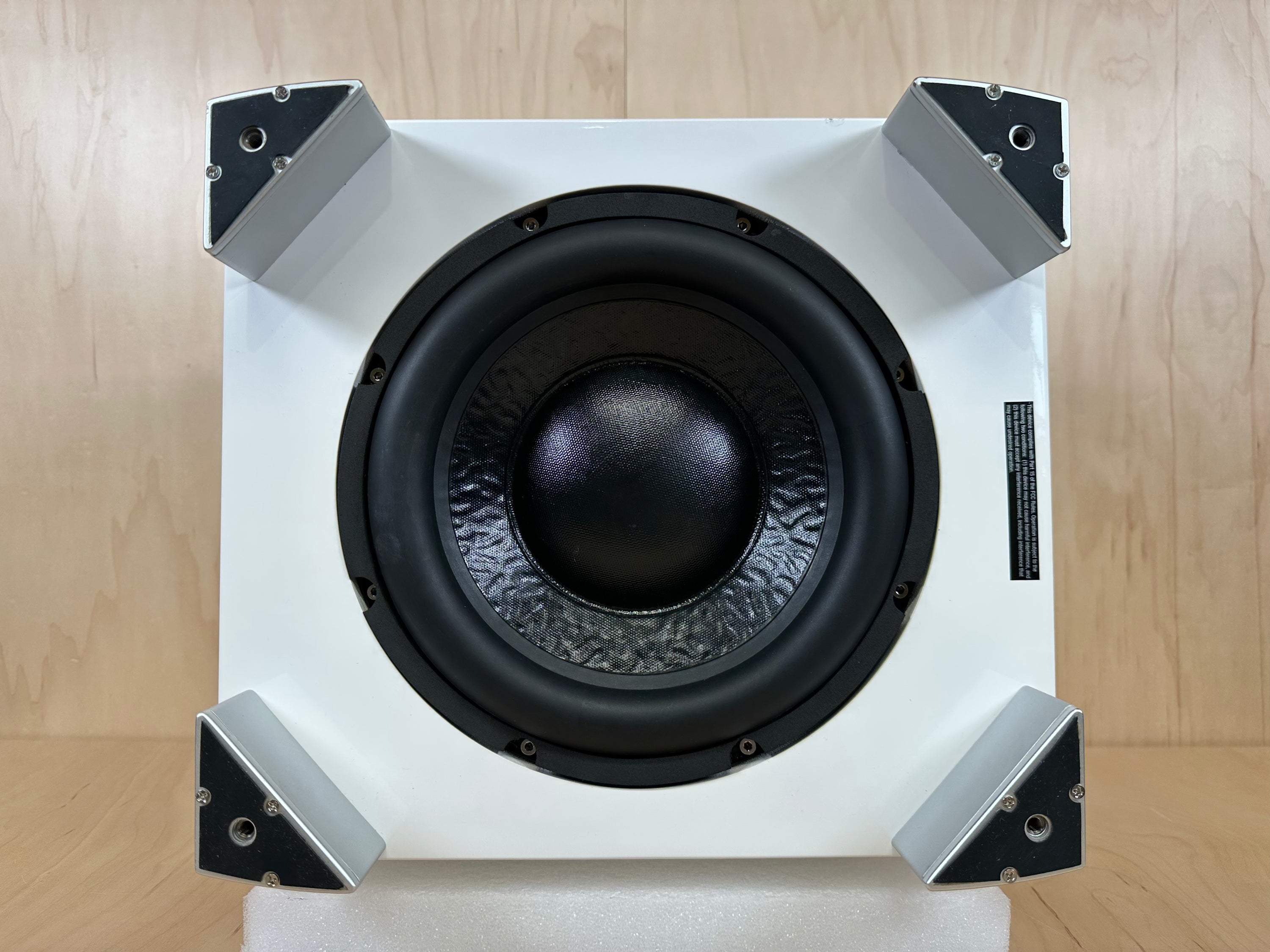 REL S/2 10" Powered Subwoofer Gloss White