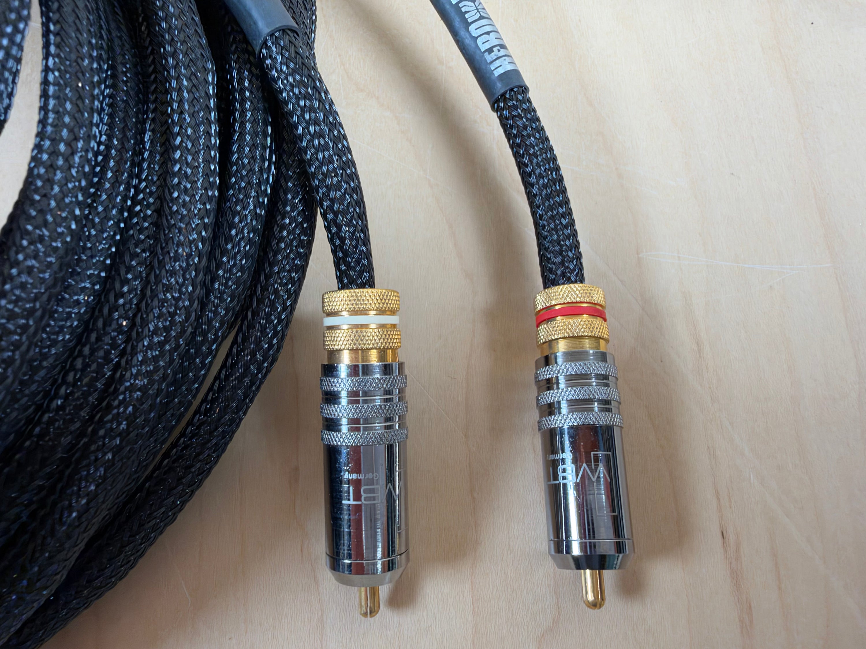 Kimber Kable Hero RCA Interconnects 6 Meter Pair w/WBT-0108 Fittings