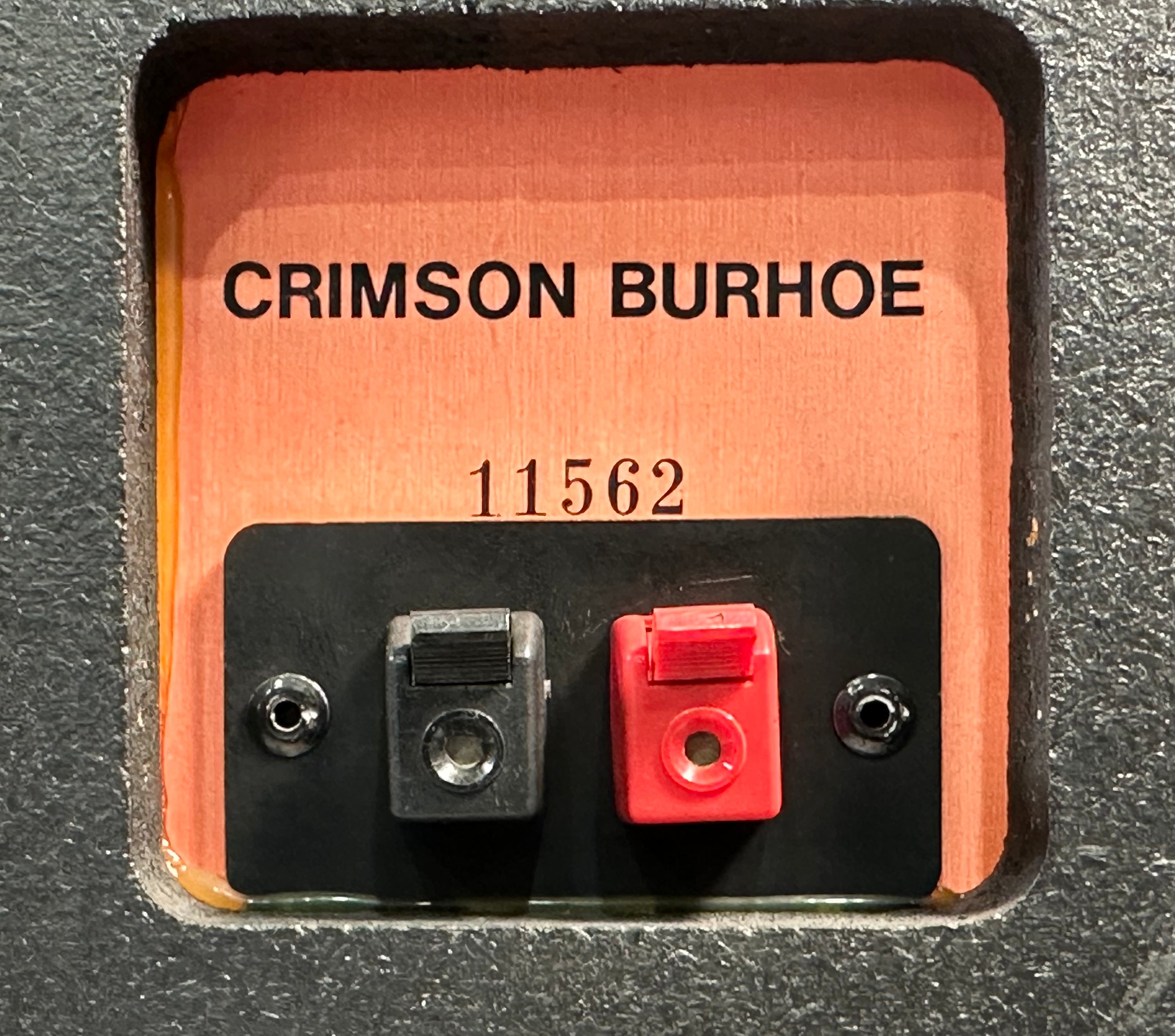 Burhoe Acoustics Crimson Burhoe Speakers