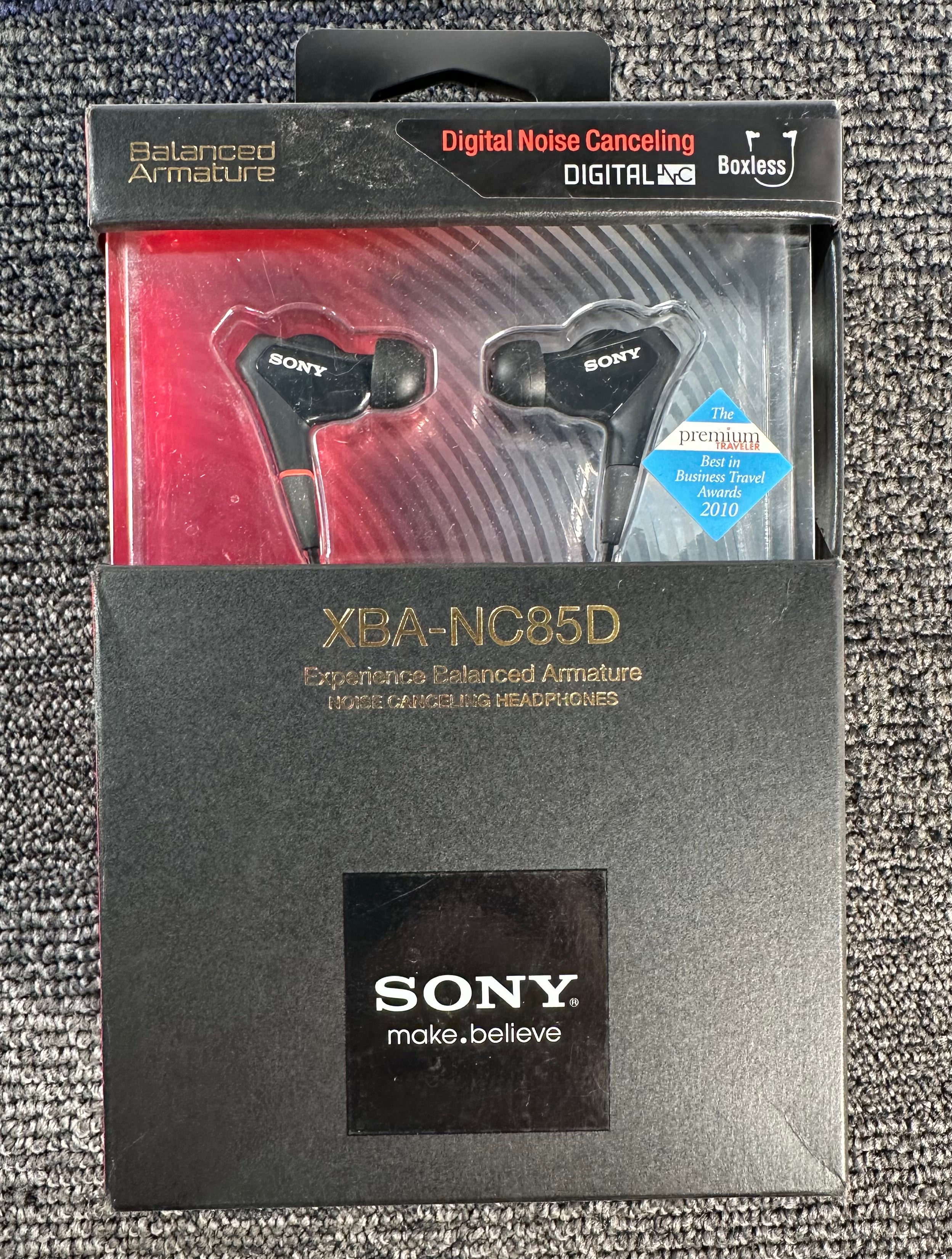 Sony XBA-NC85D Noise Canceling Balanced Armature Headphones