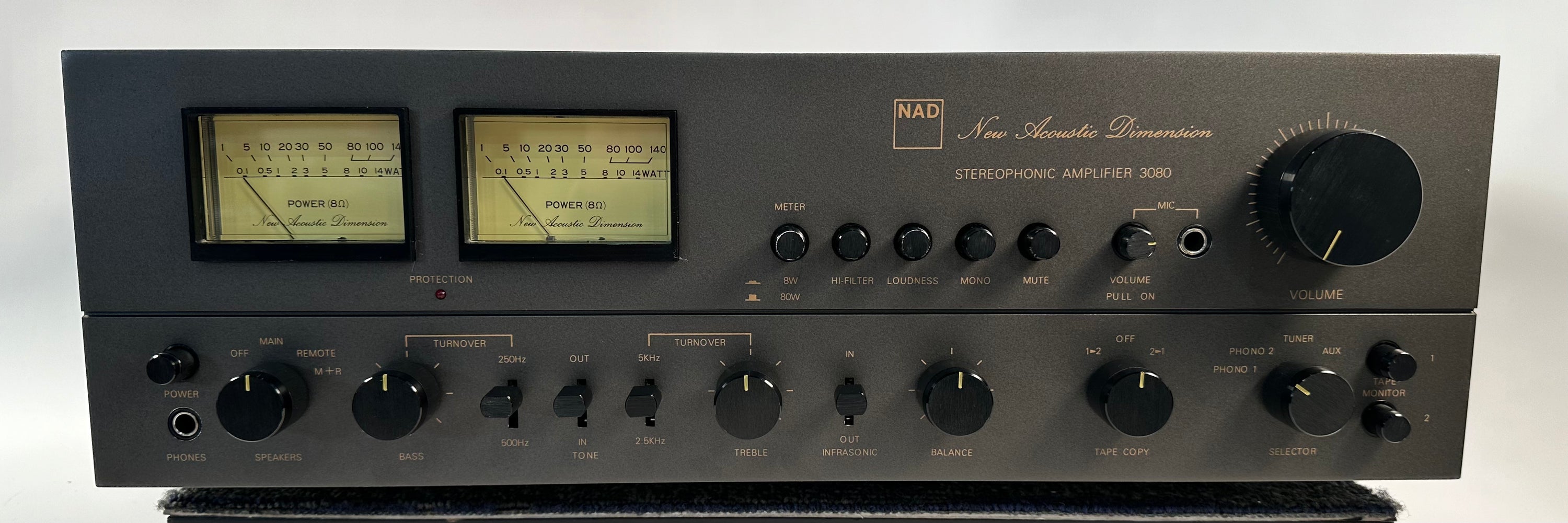 NAD New Acoustic Dimension Stereophonic Amplifier 3080