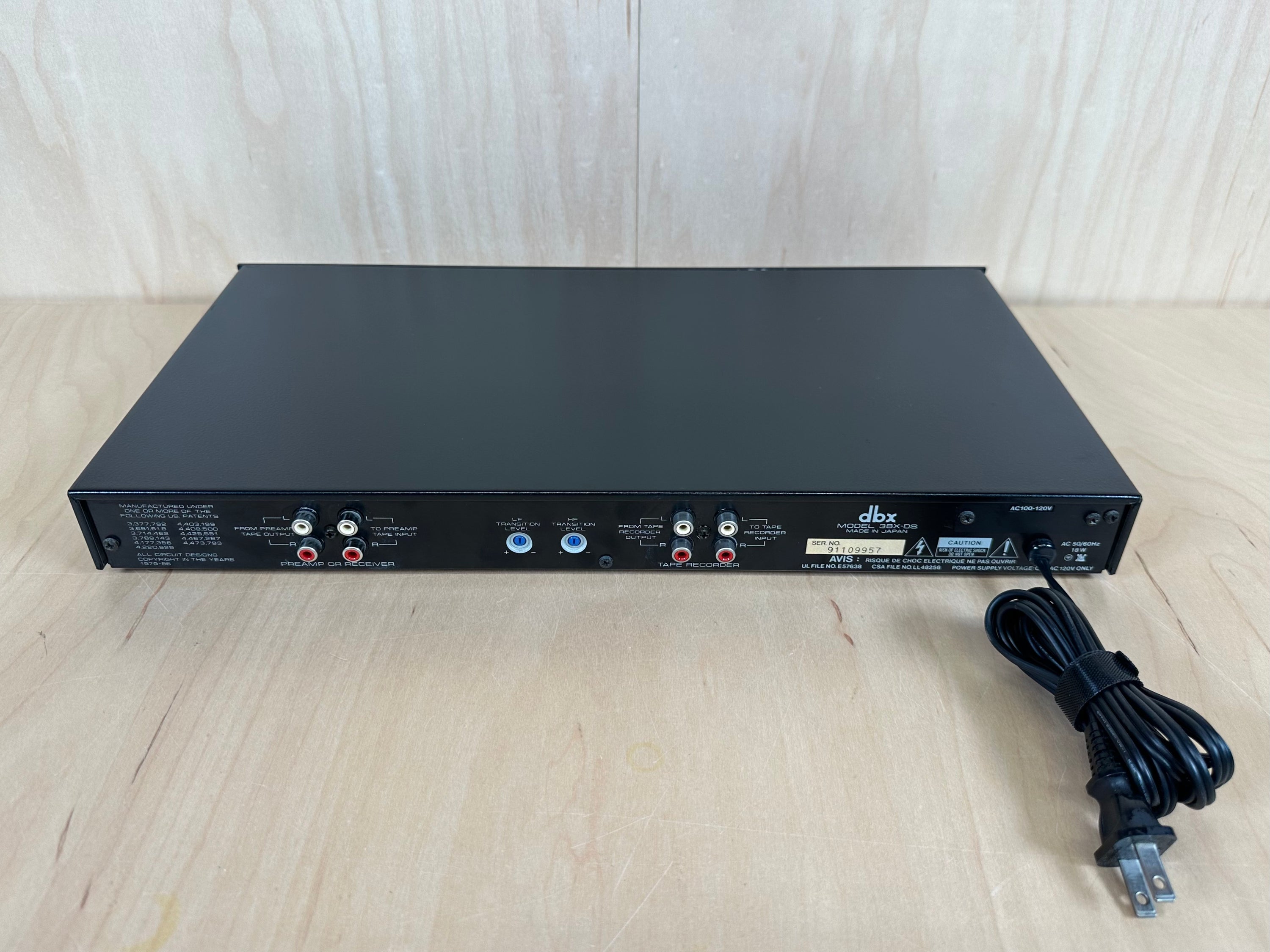 DBX 3BX-DS Dynamic Range Controller Expander